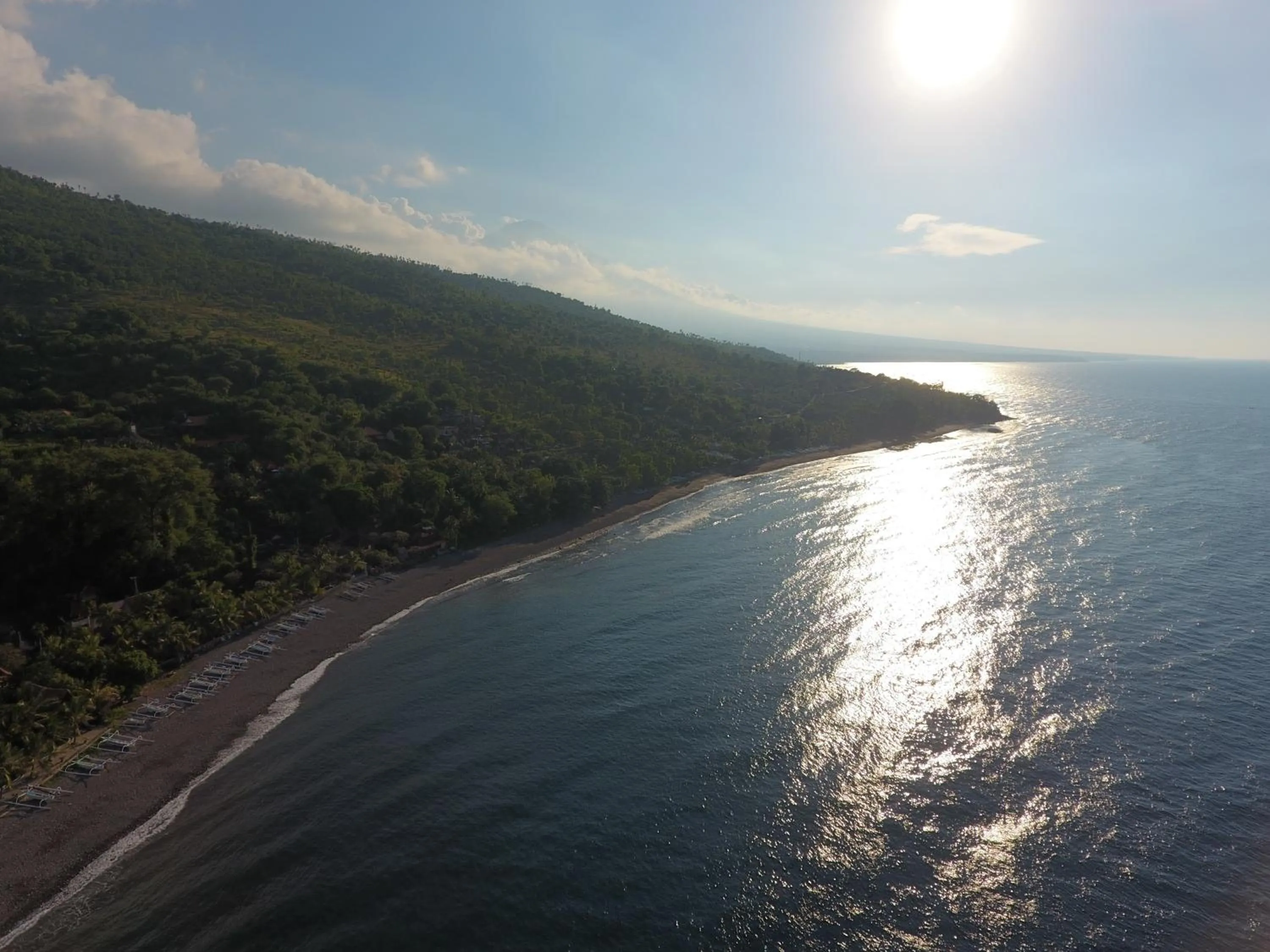 Sunset in Taman Padi Villa