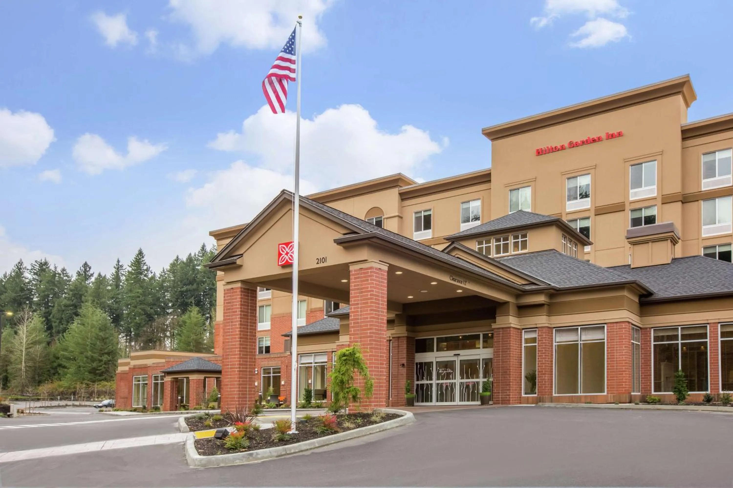 Property building in Hilton Garden Inn Olympia, WA