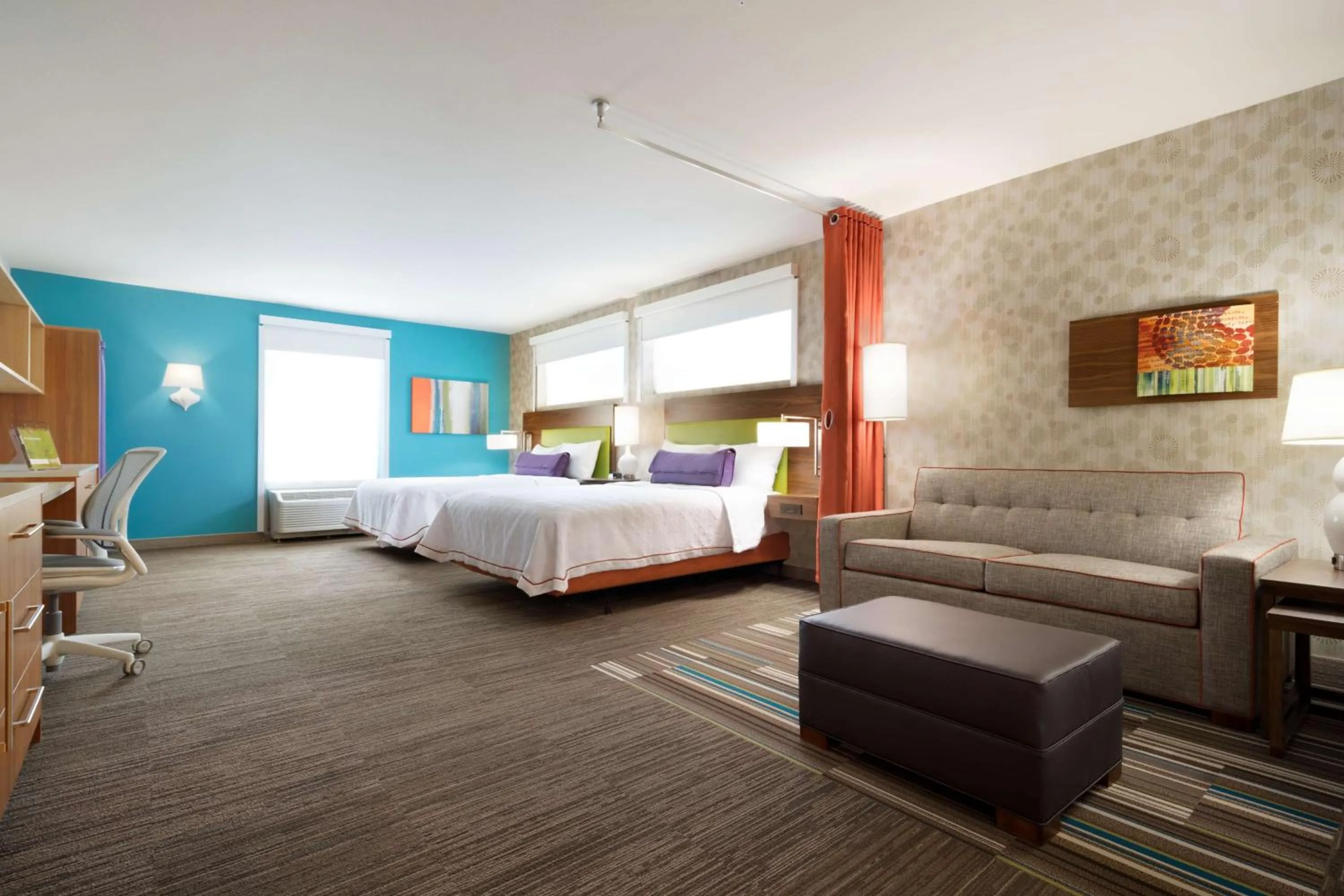 Bedroom, Bed in Home2 Suites by Hilton Roanoke