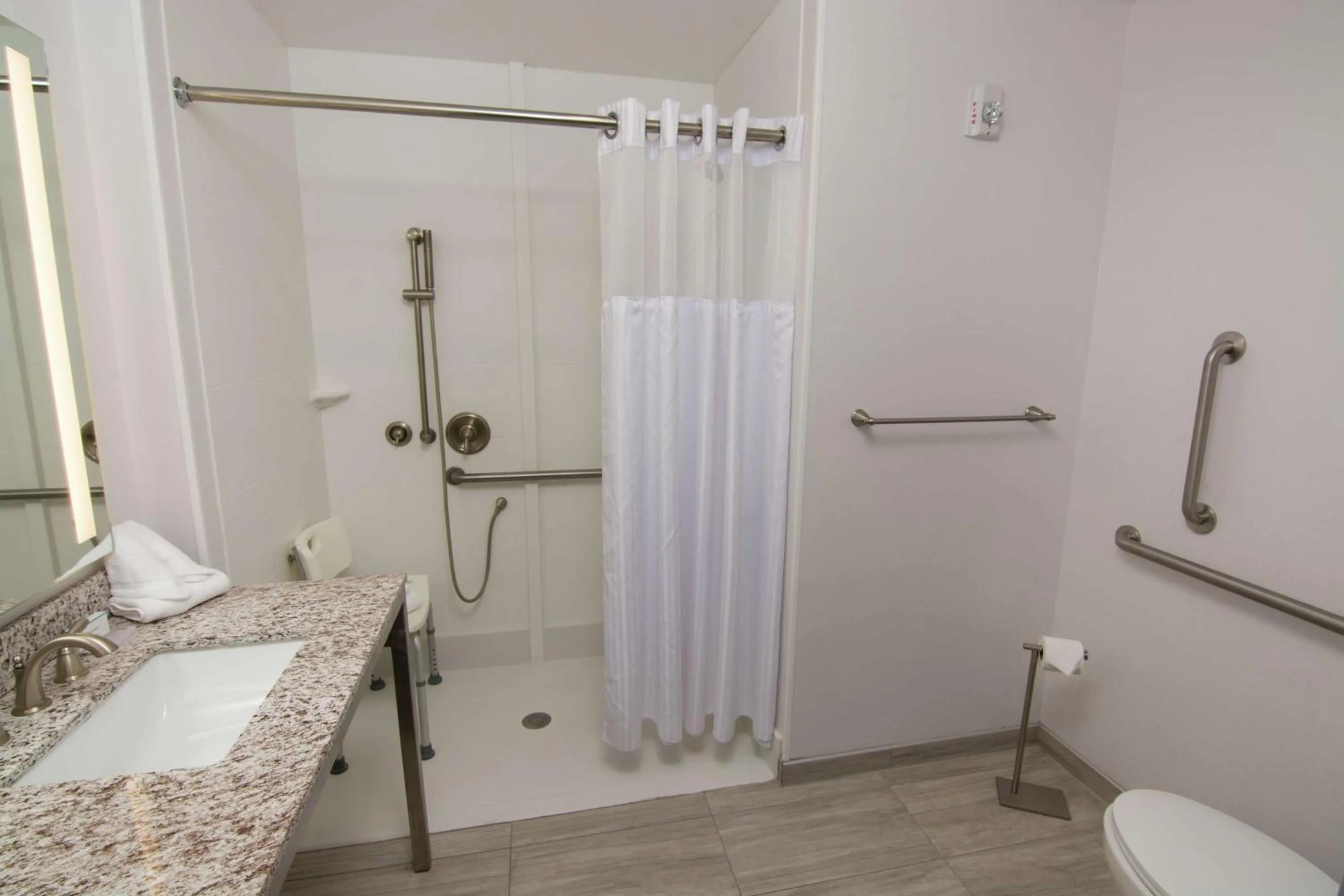 Bathroom in Hilton Garden Inn Tampa Suncoast Parkway