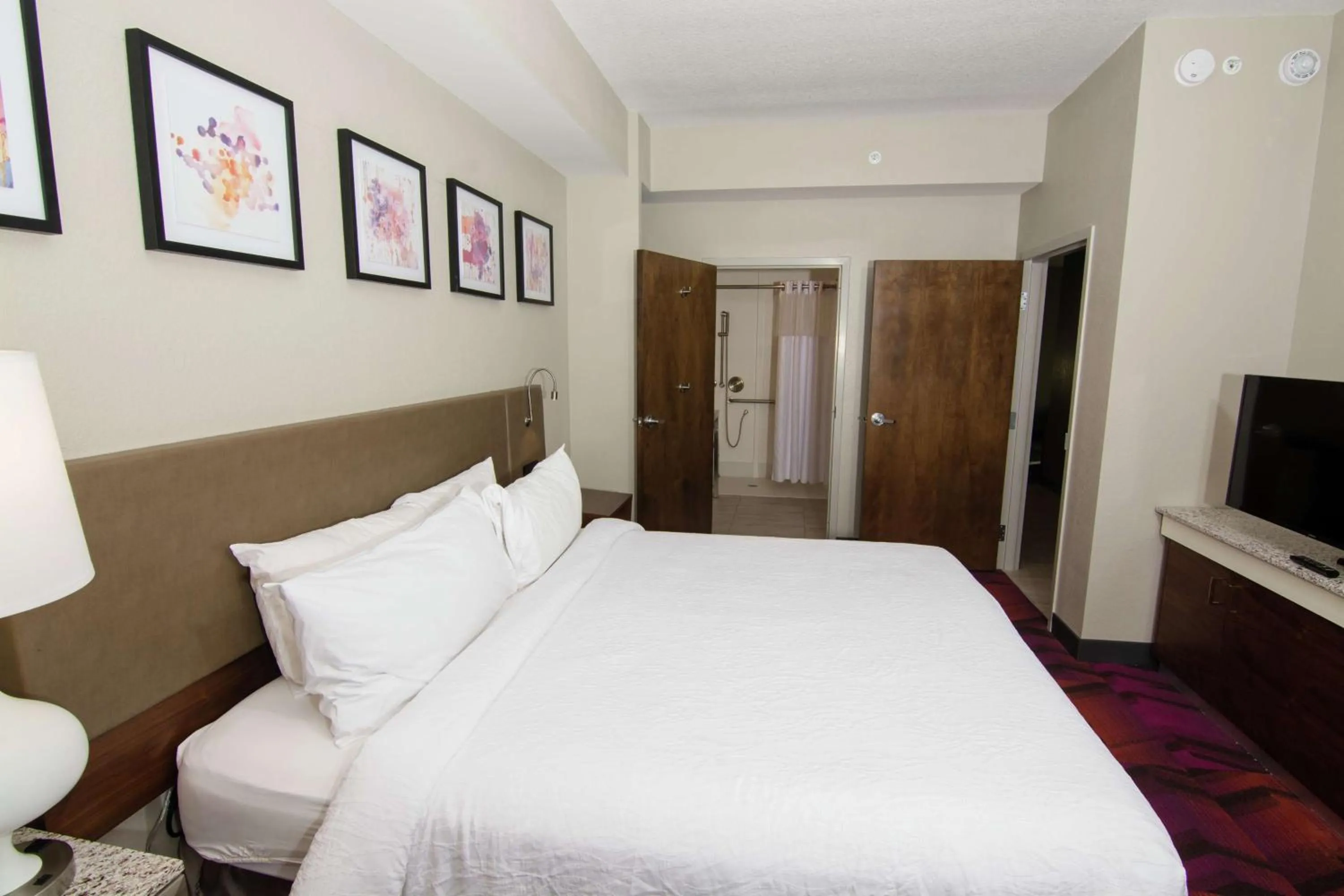 Bedroom, Bed in Hilton Garden Inn Tampa Suncoast Parkway