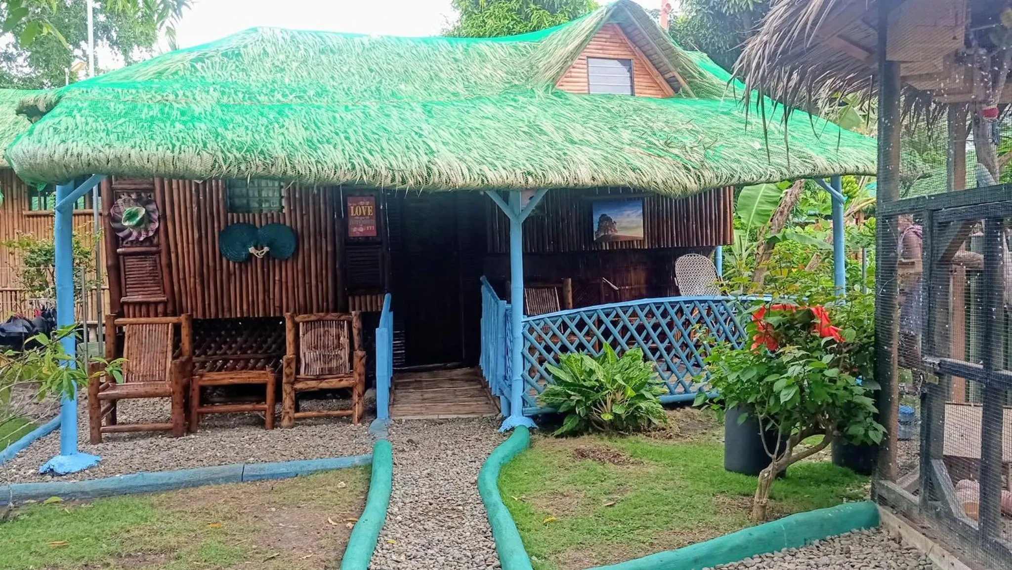 Property building in Moalboal Bamboo Guest House