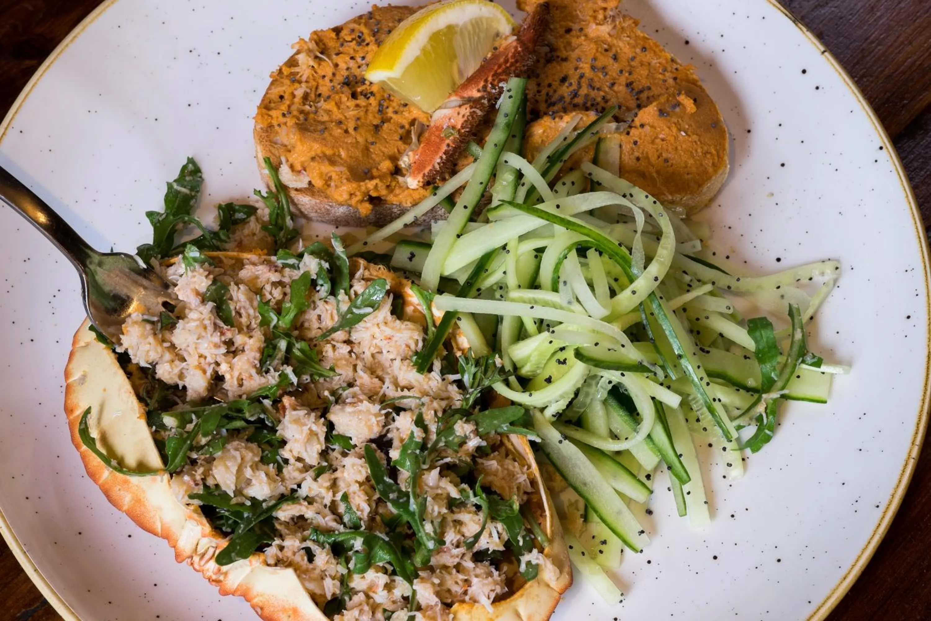 Food close-up in The Alexander Pope Hotel