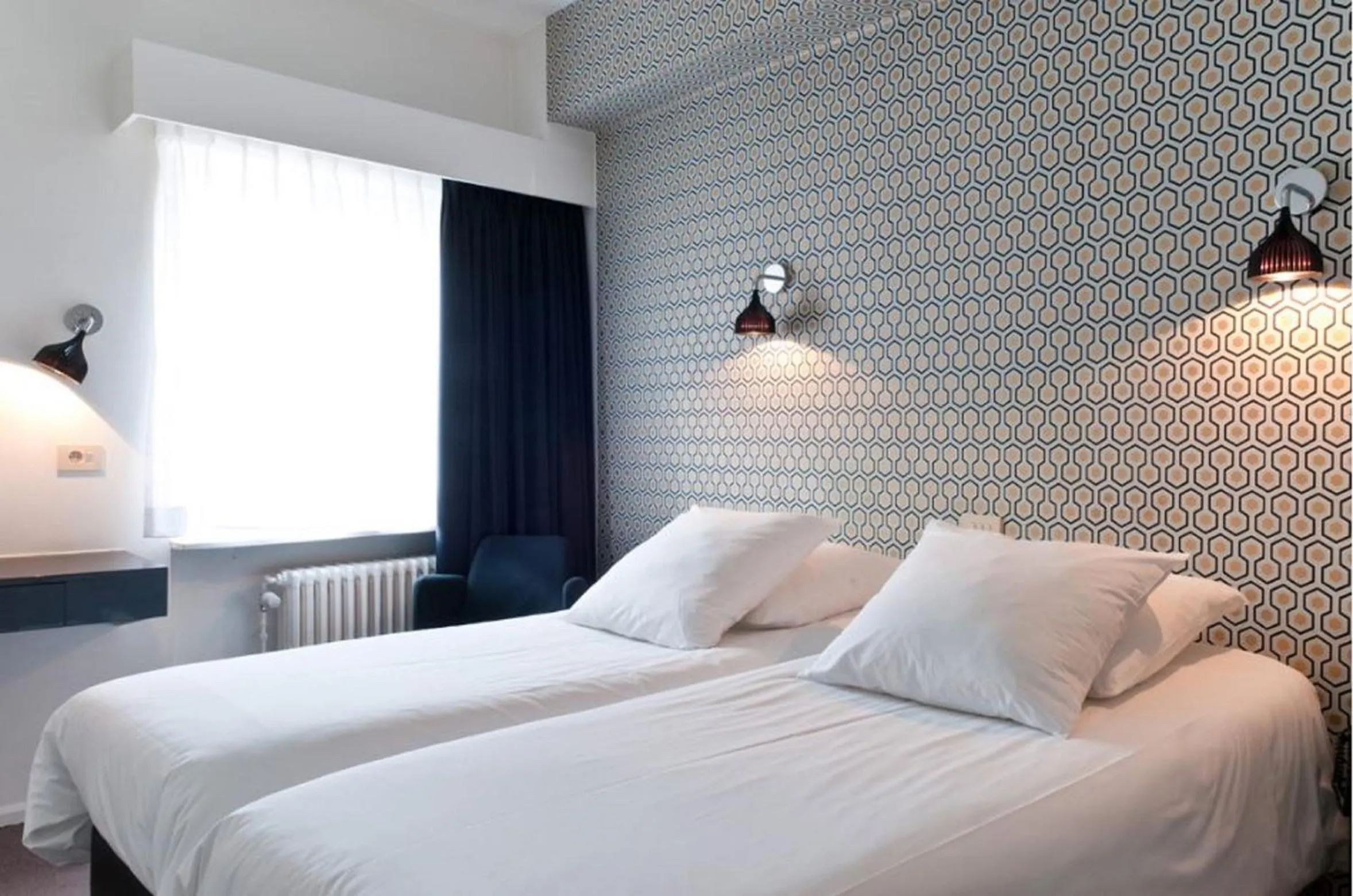 Bed in Hotel Queen Anne