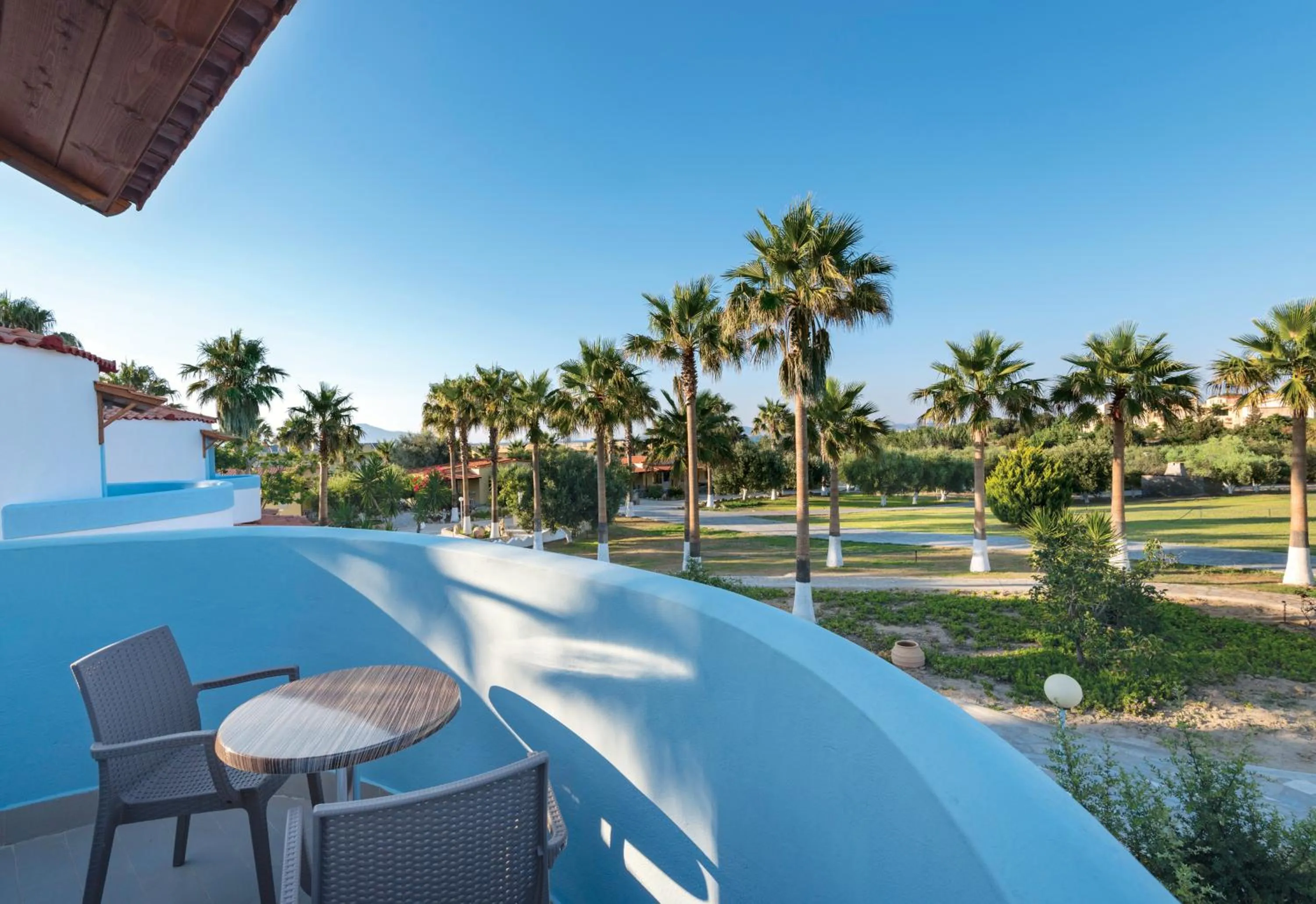 Balcony/Terrace in Eurovillage Achilleas Hotel