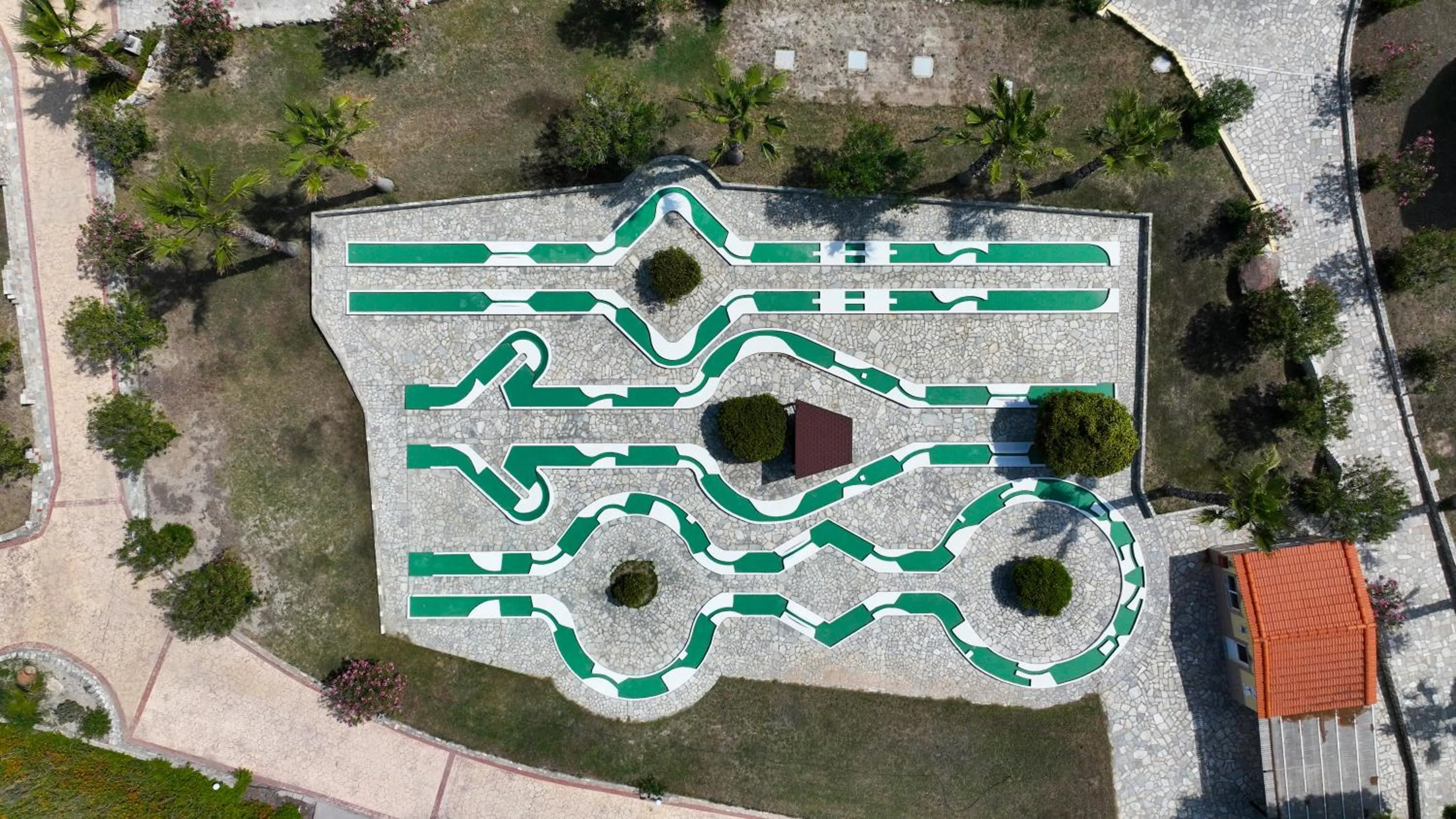 Bird's eye view in Eurovillage Achilleas Hotel