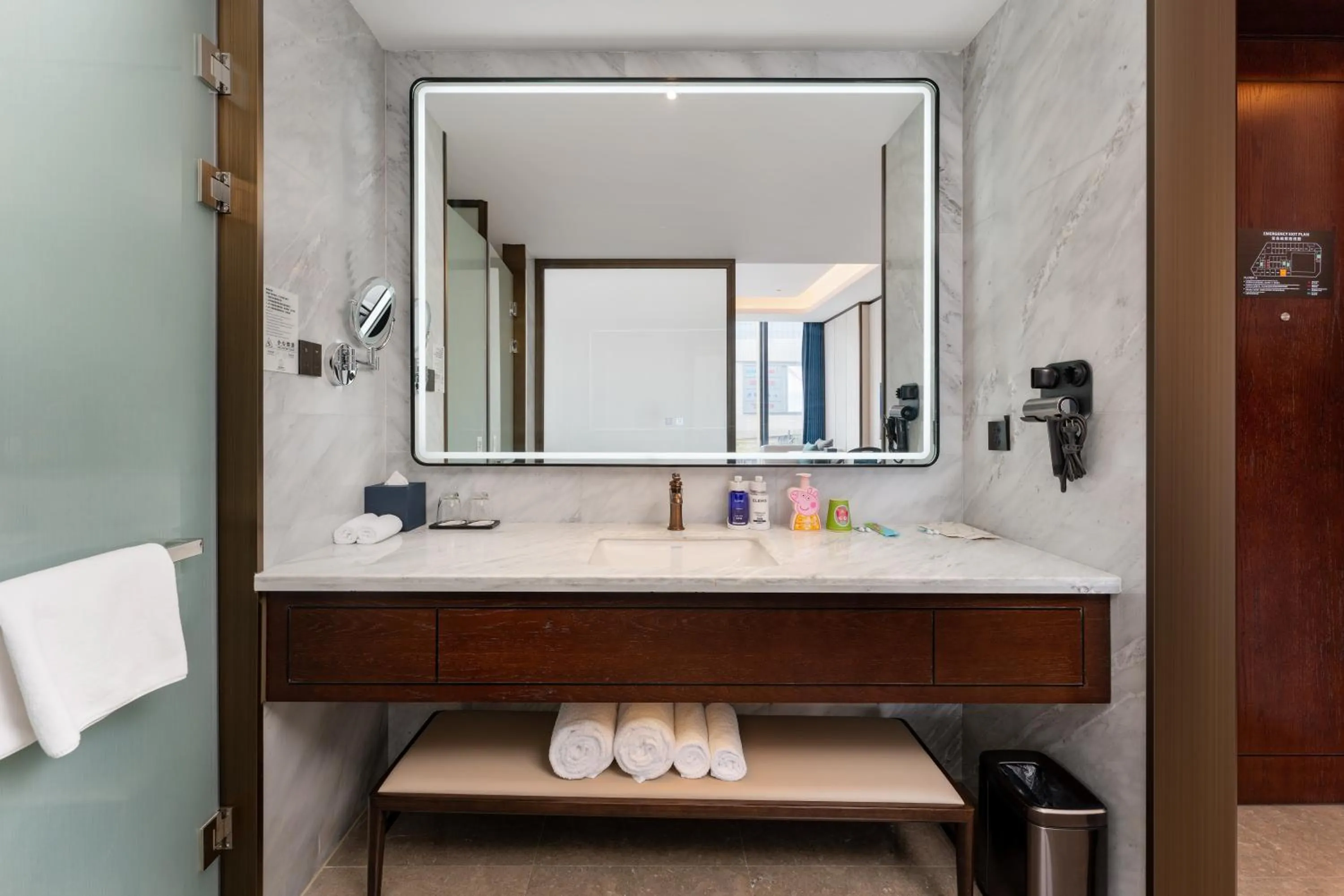 Bathroom in voco - Hangzhou Binjiang Minghao by IHG