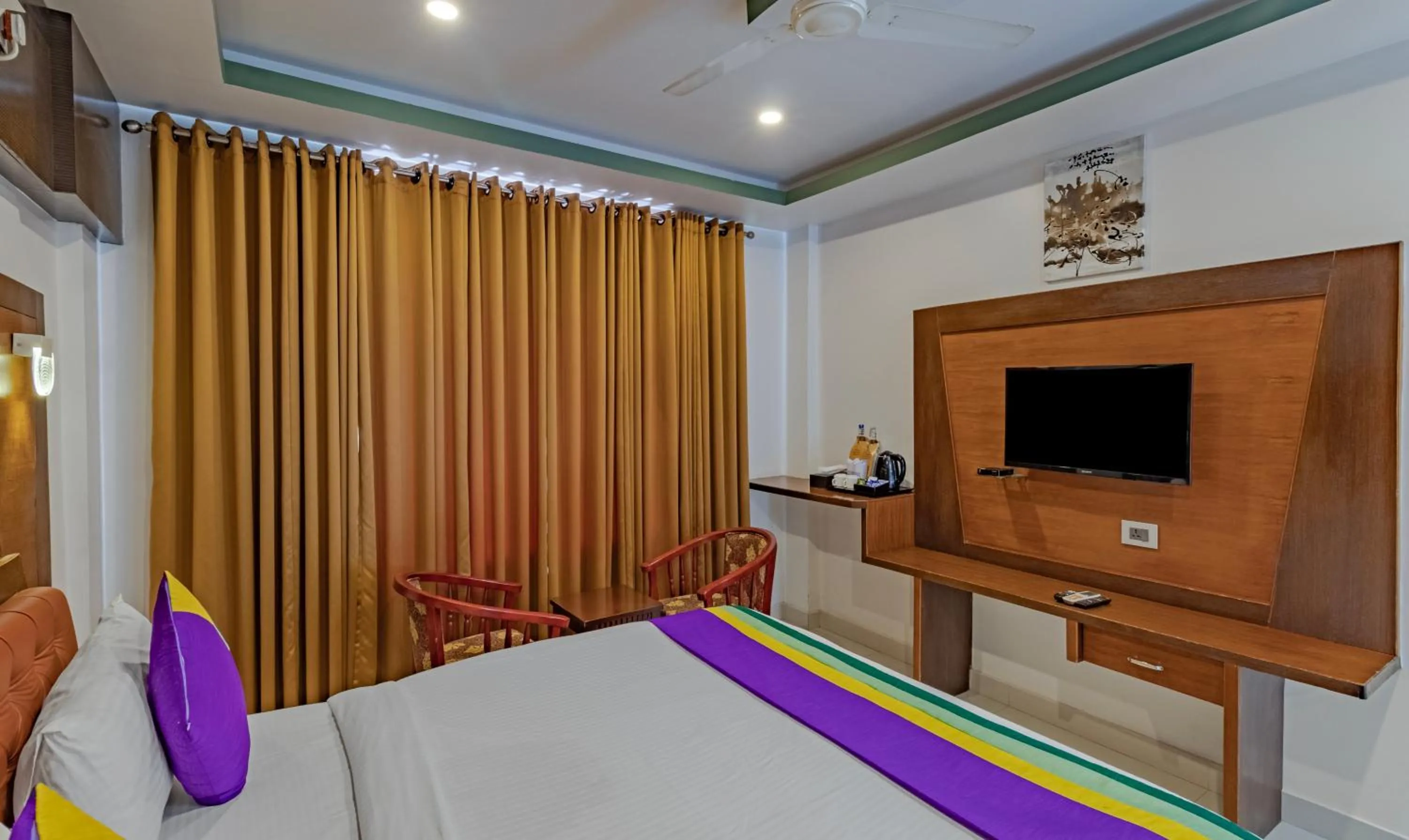 Bedroom, Bed in Treebo Premium Palmyra Milford, 2 Km From Alleppey Beach