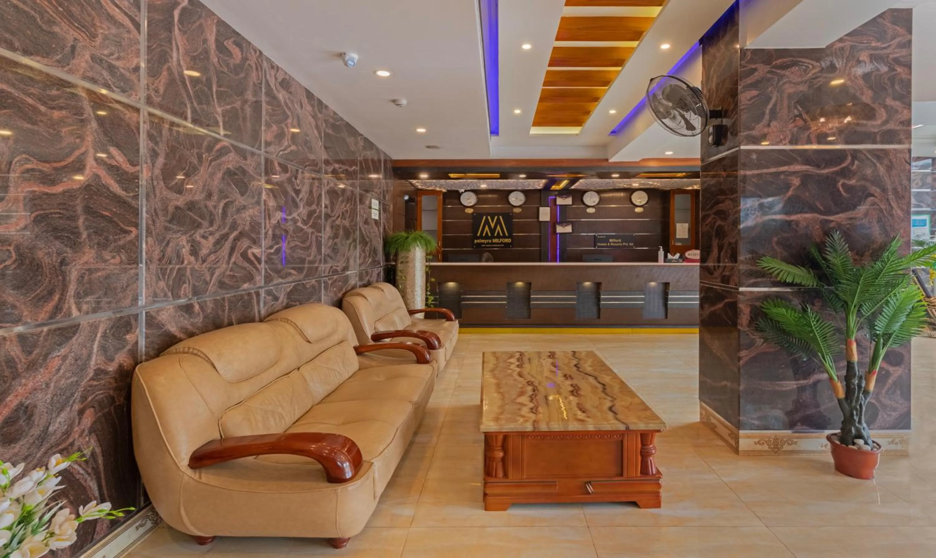 Living room in Treebo Premium Palmyra Milford, 2 Km From Alleppey Beach