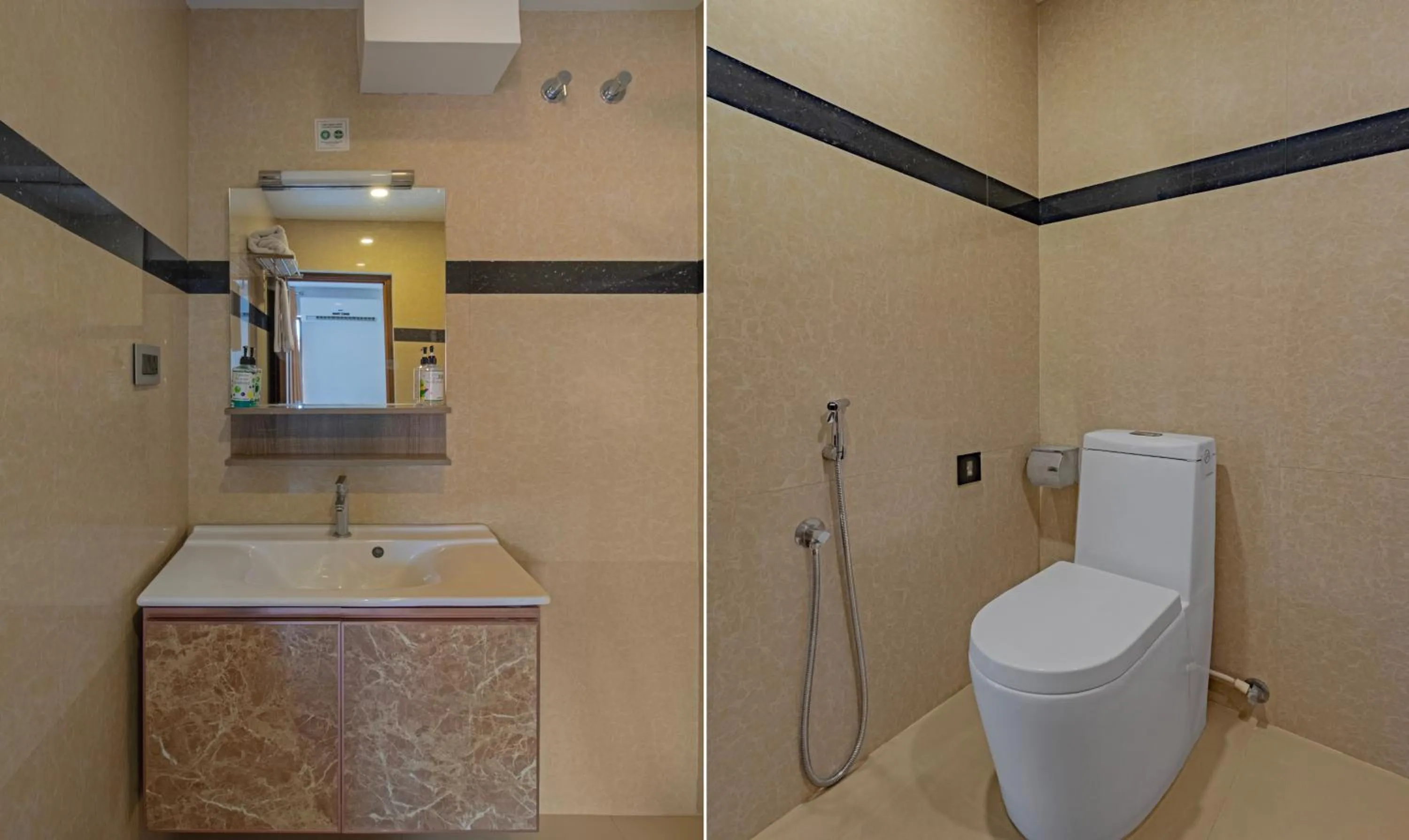 Toilet in Treebo Premium Palmyra Milford, 2 Km From Alleppey Beach