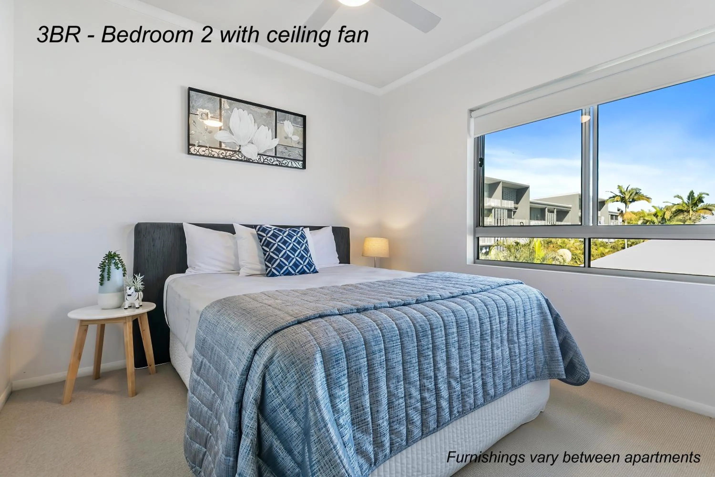 Bedroom, Bed in On the Bay Apartments