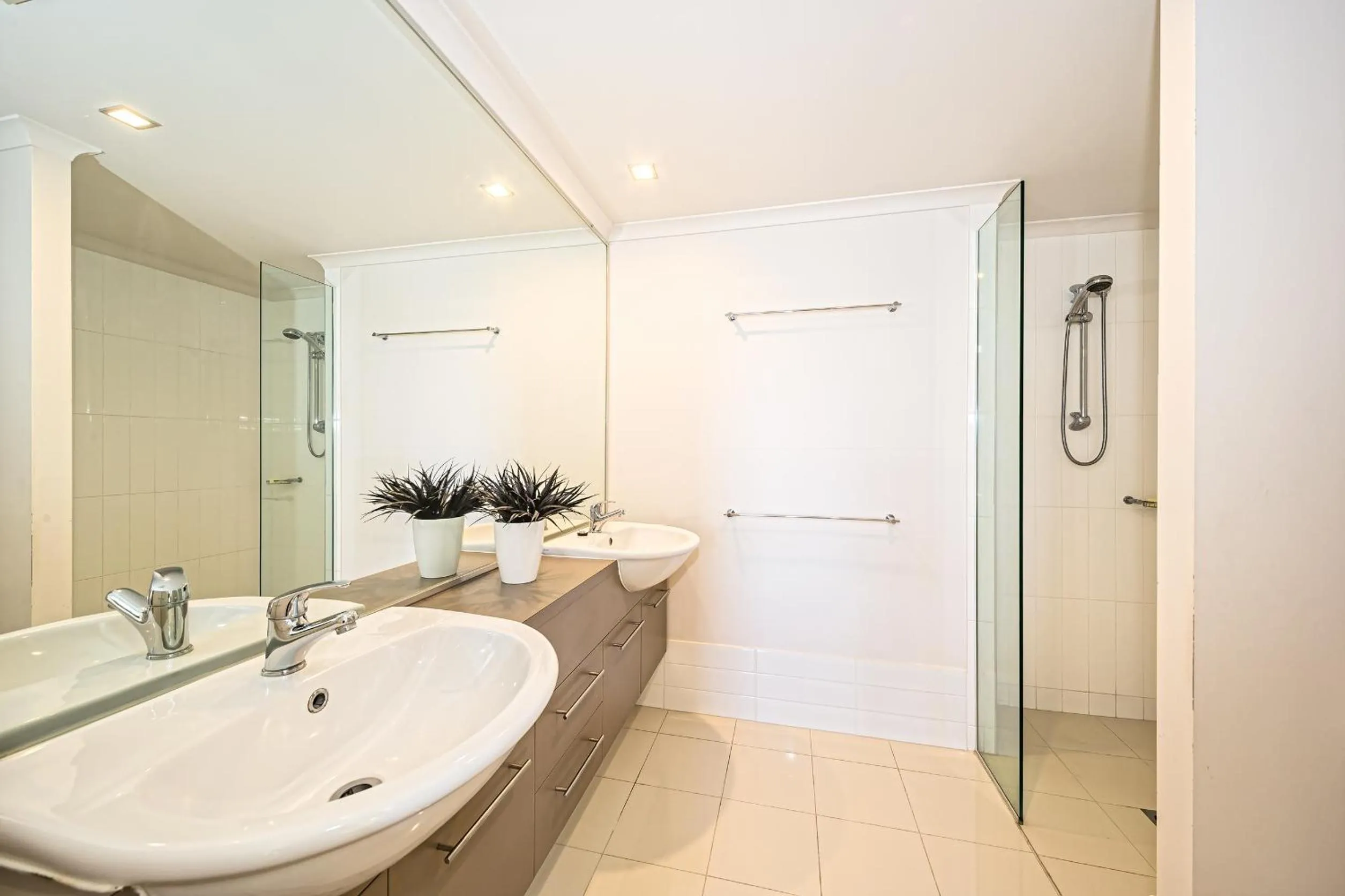 Bathroom in On the Bay Apartments