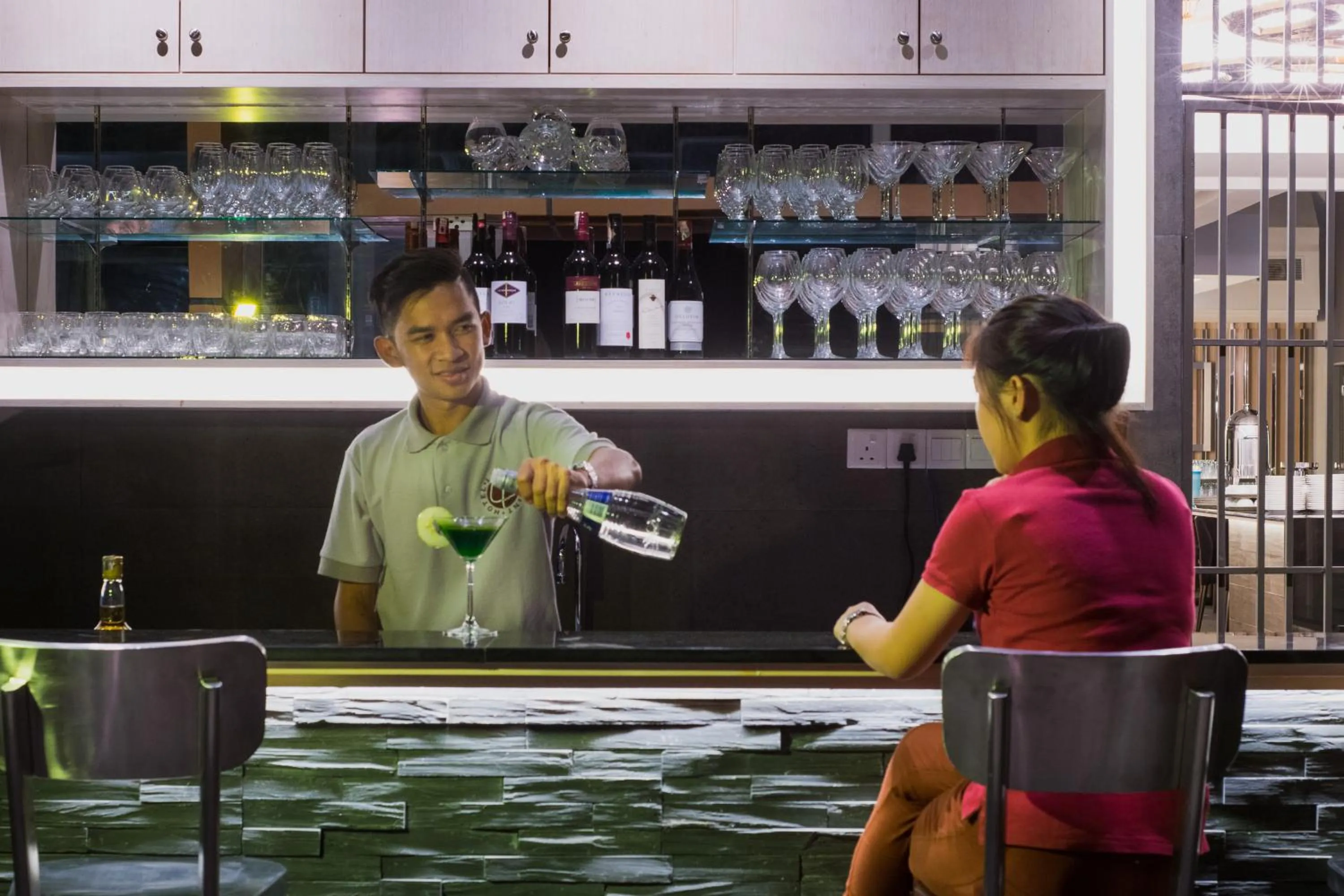 Communal lounge/ TV room in Hotel Labuan Point