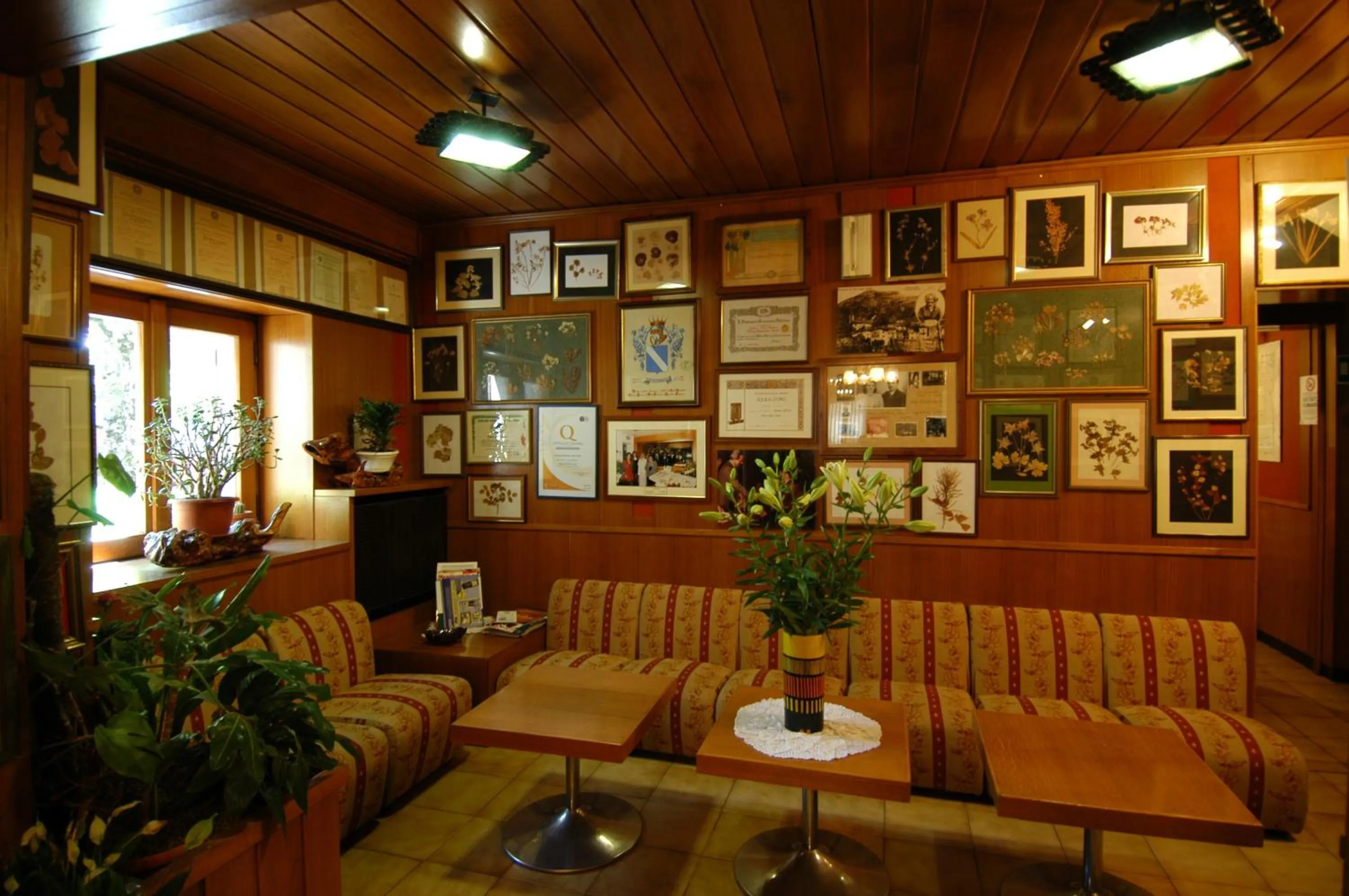 Lobby or reception in Albergo Sichi