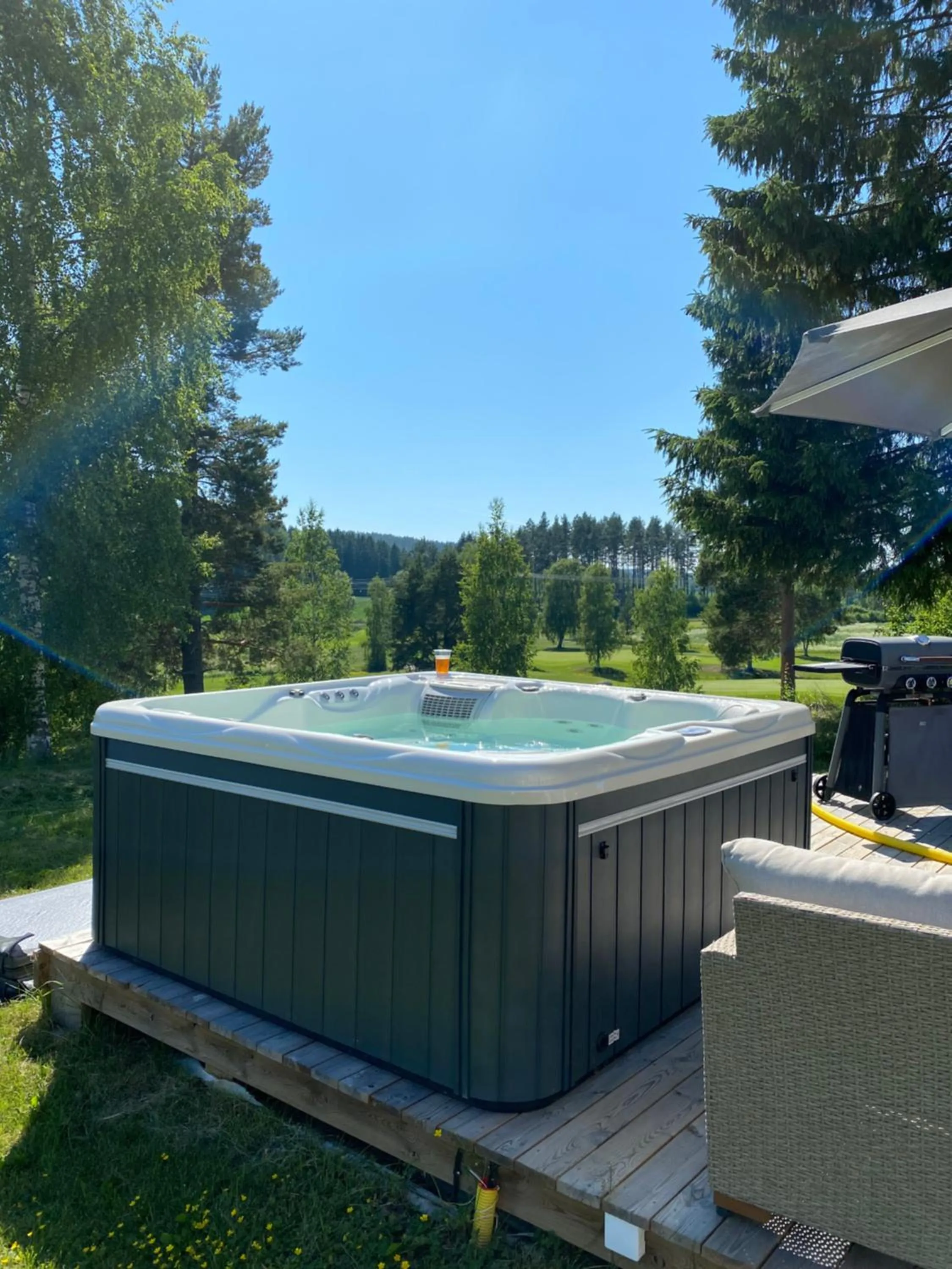 Hot Tub in Norrfly Herrgård