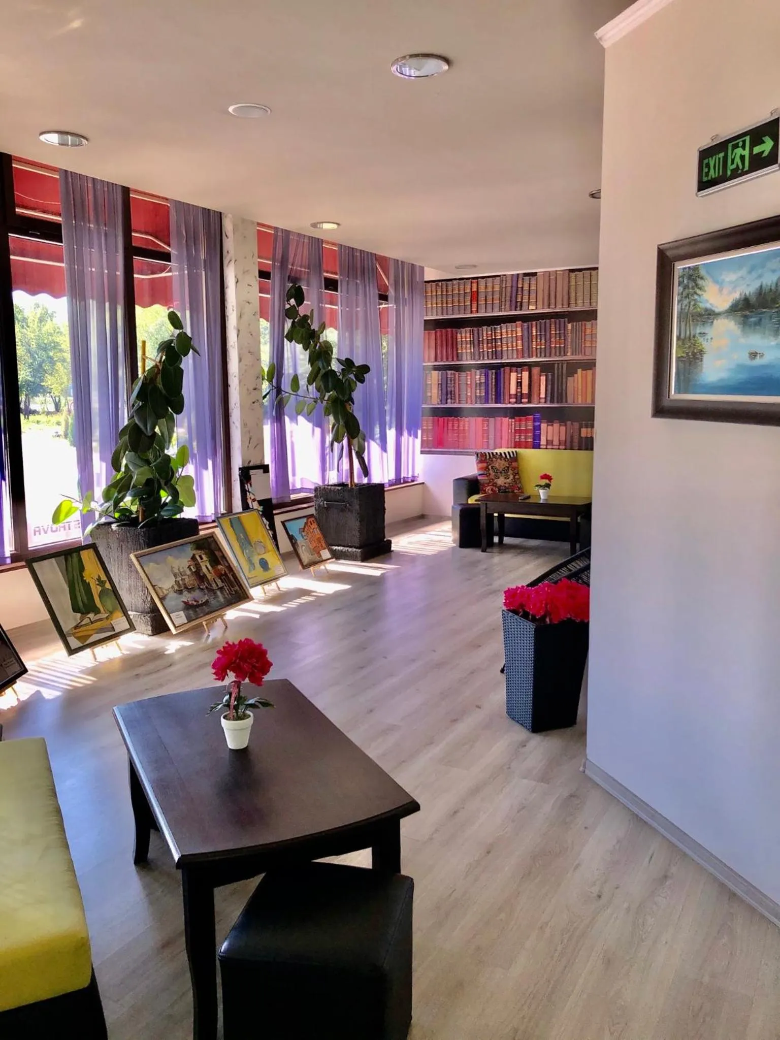 Lobby or reception in Hotel Ostrova