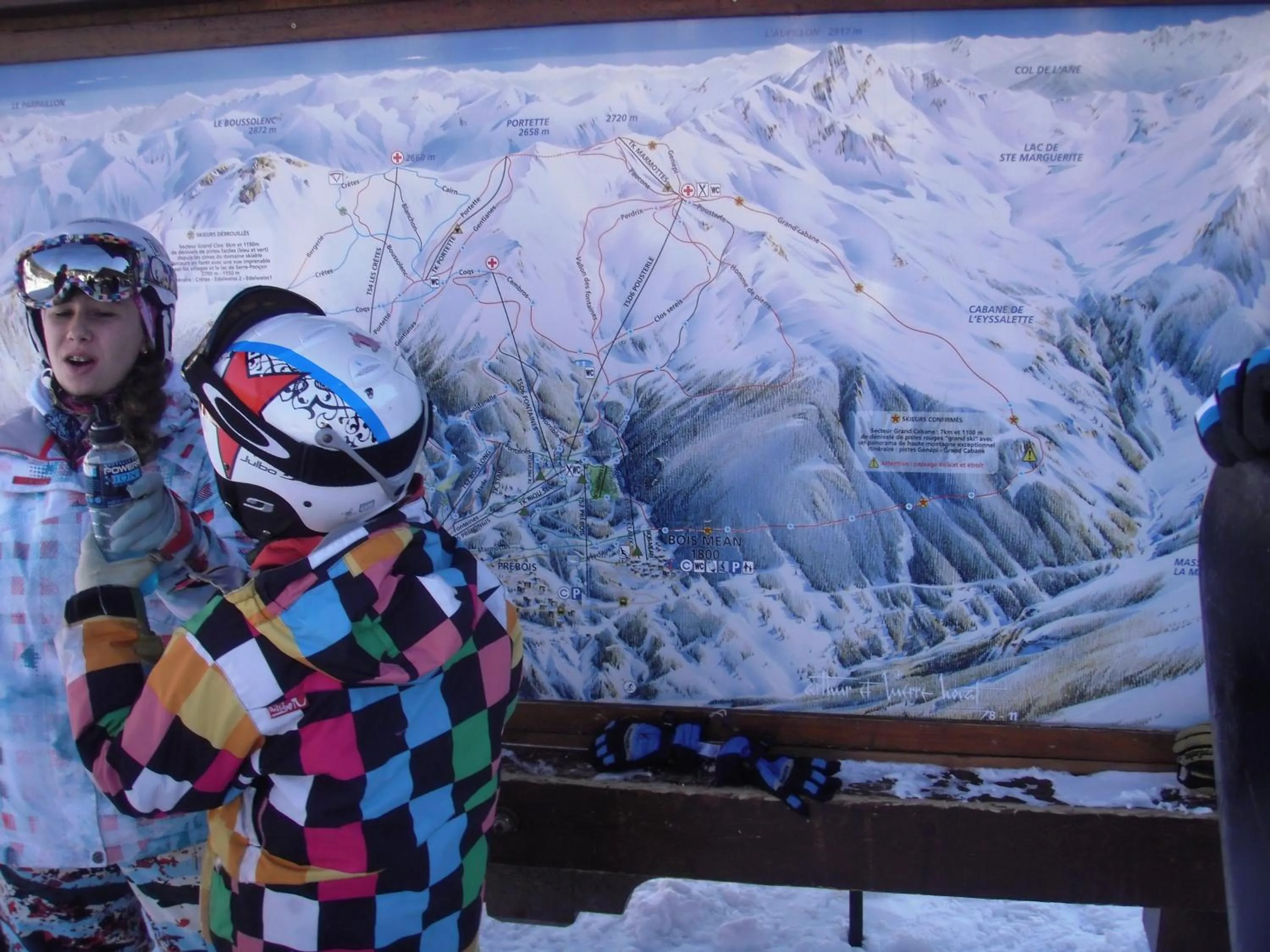 Skiing in Hotel La Portette