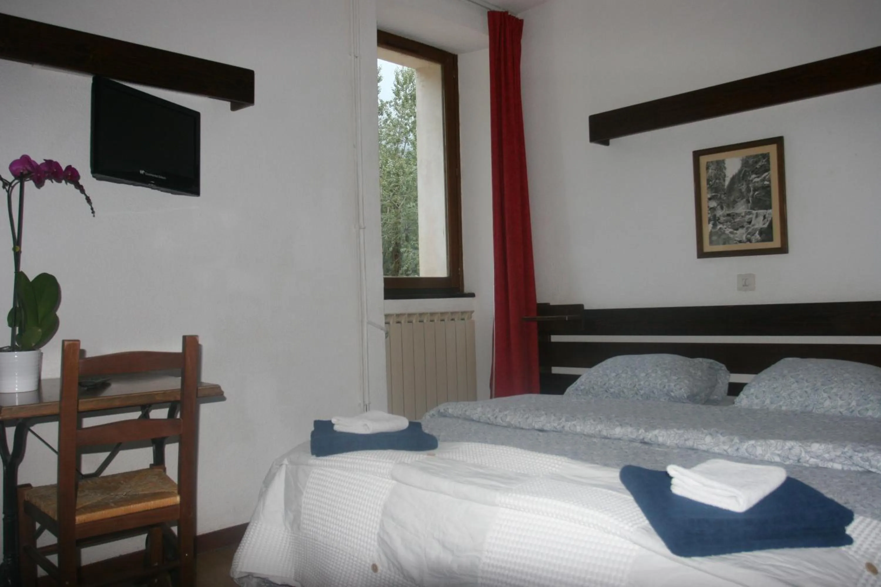 Bedroom, Bed in Hotel La Portette