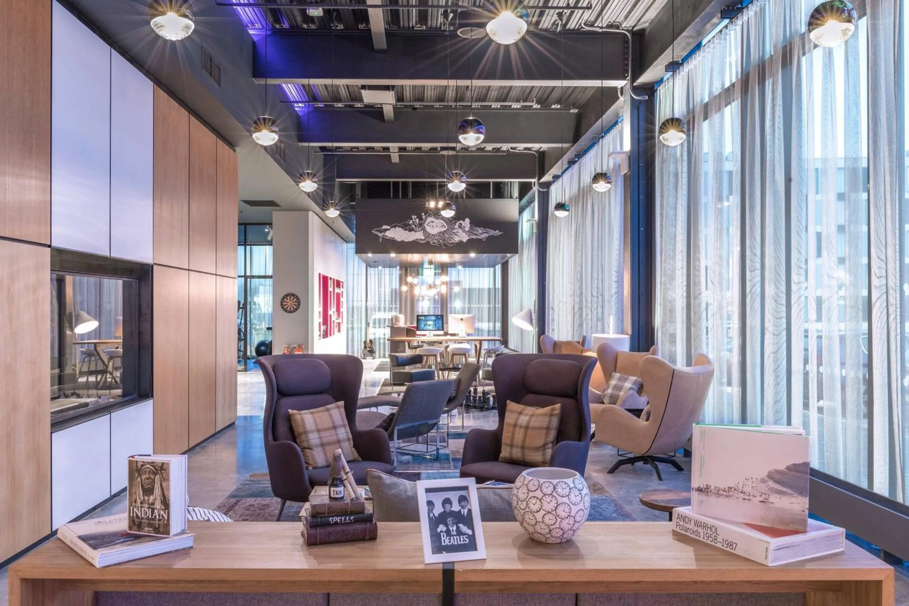 Lobby or reception in Moxy Aberdeen Airport