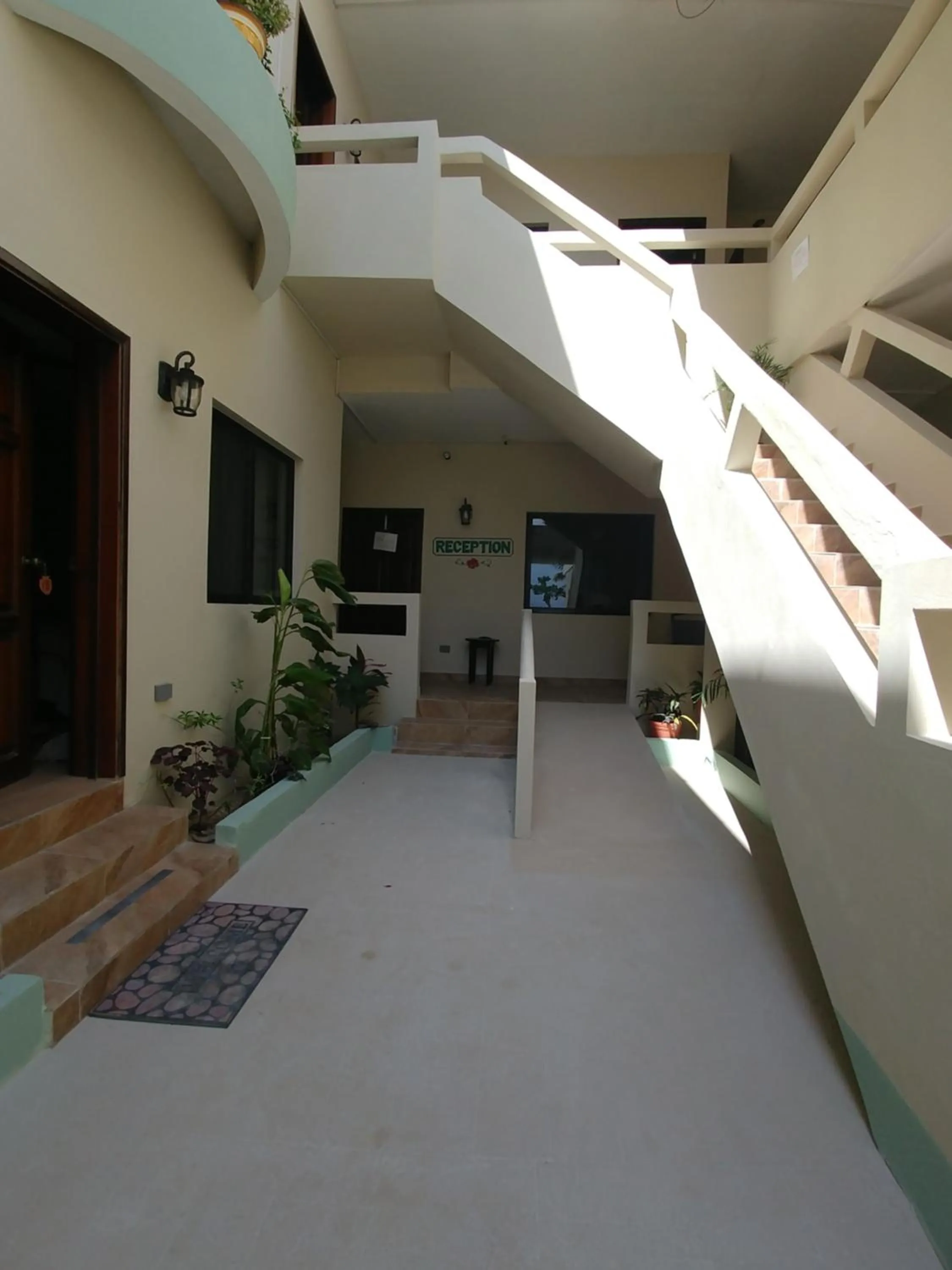 Patio in Jan's Hotel