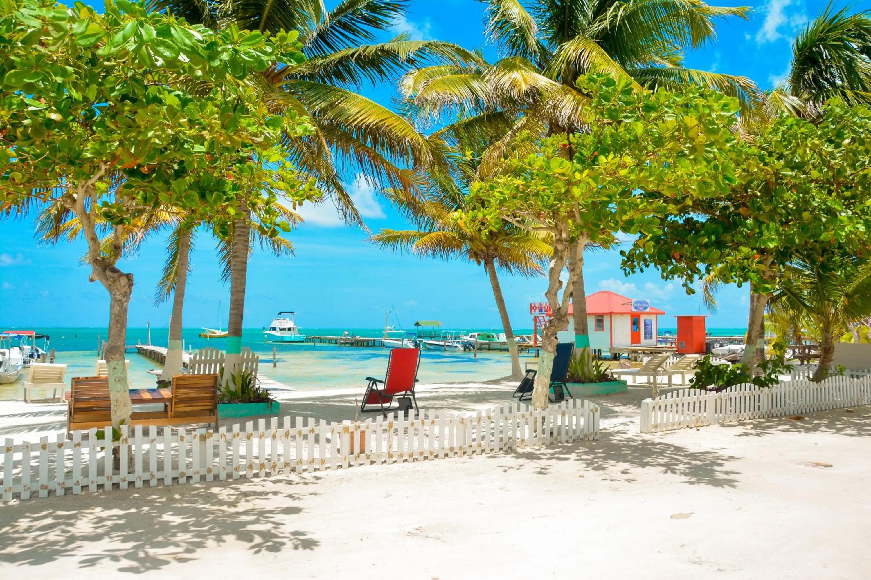 Patio in Jan's Hotel