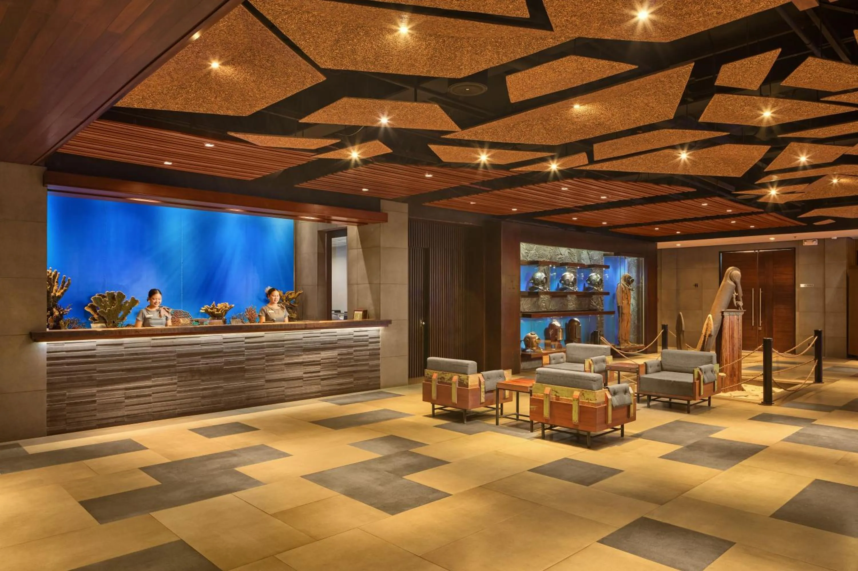 Lobby or reception in Two Seasons Coron Bayside Hotel