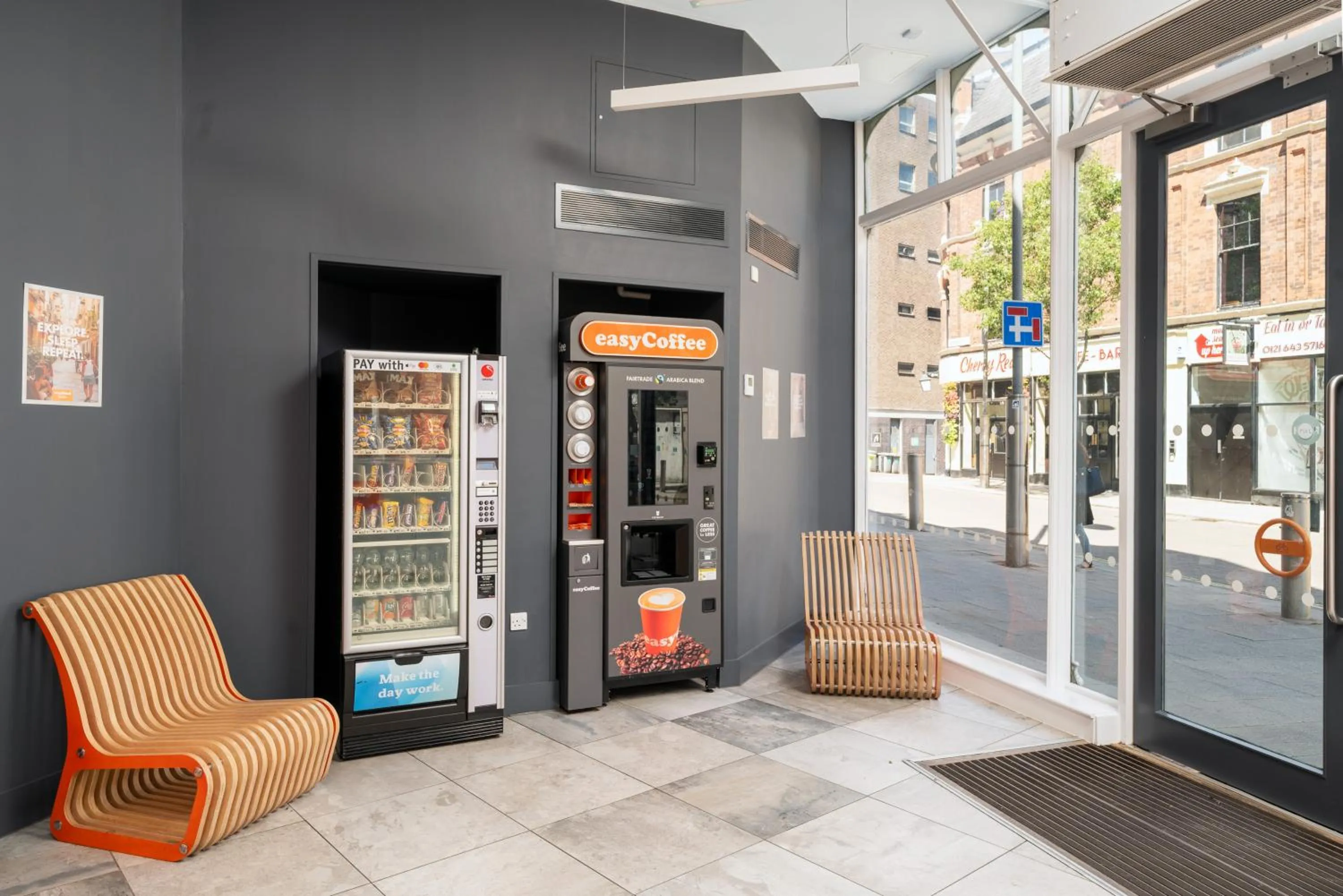 vending machine in easyHotel Birmingham