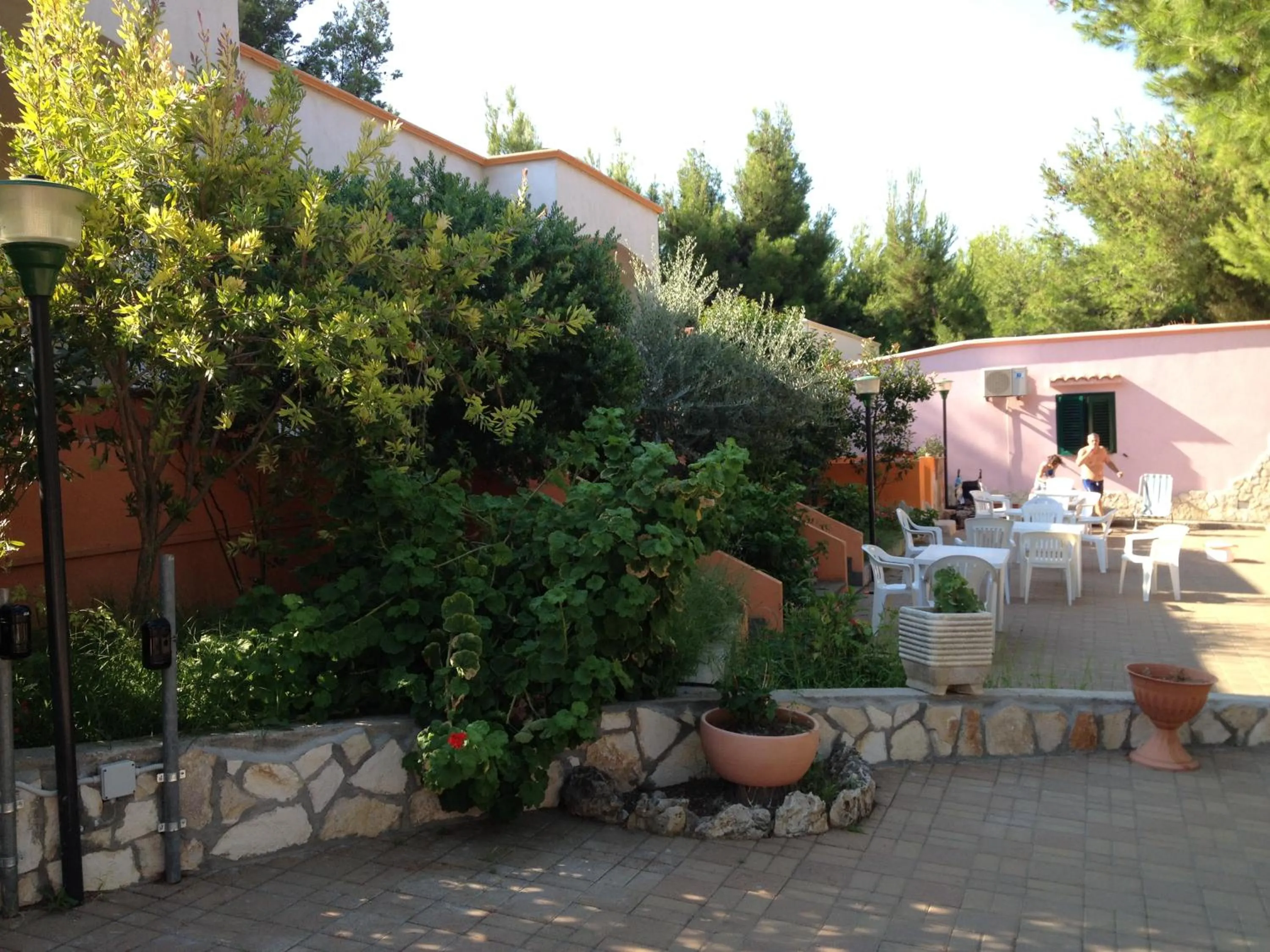 Garden view in B&B Villa Carla