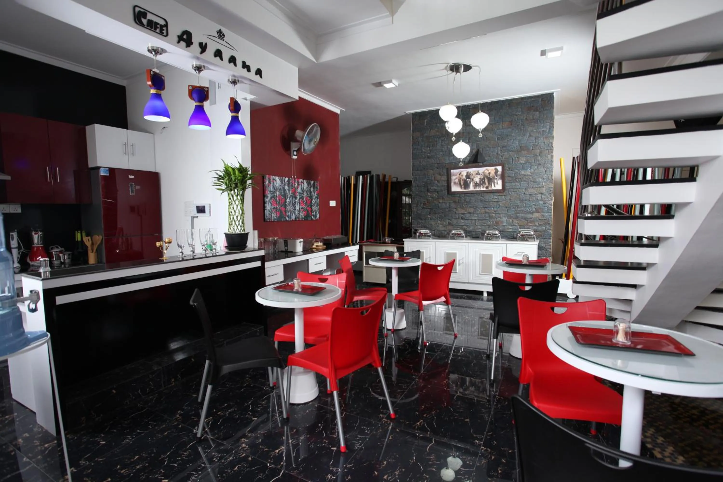 Continental breakfast in Ayaana Boutique Hotel