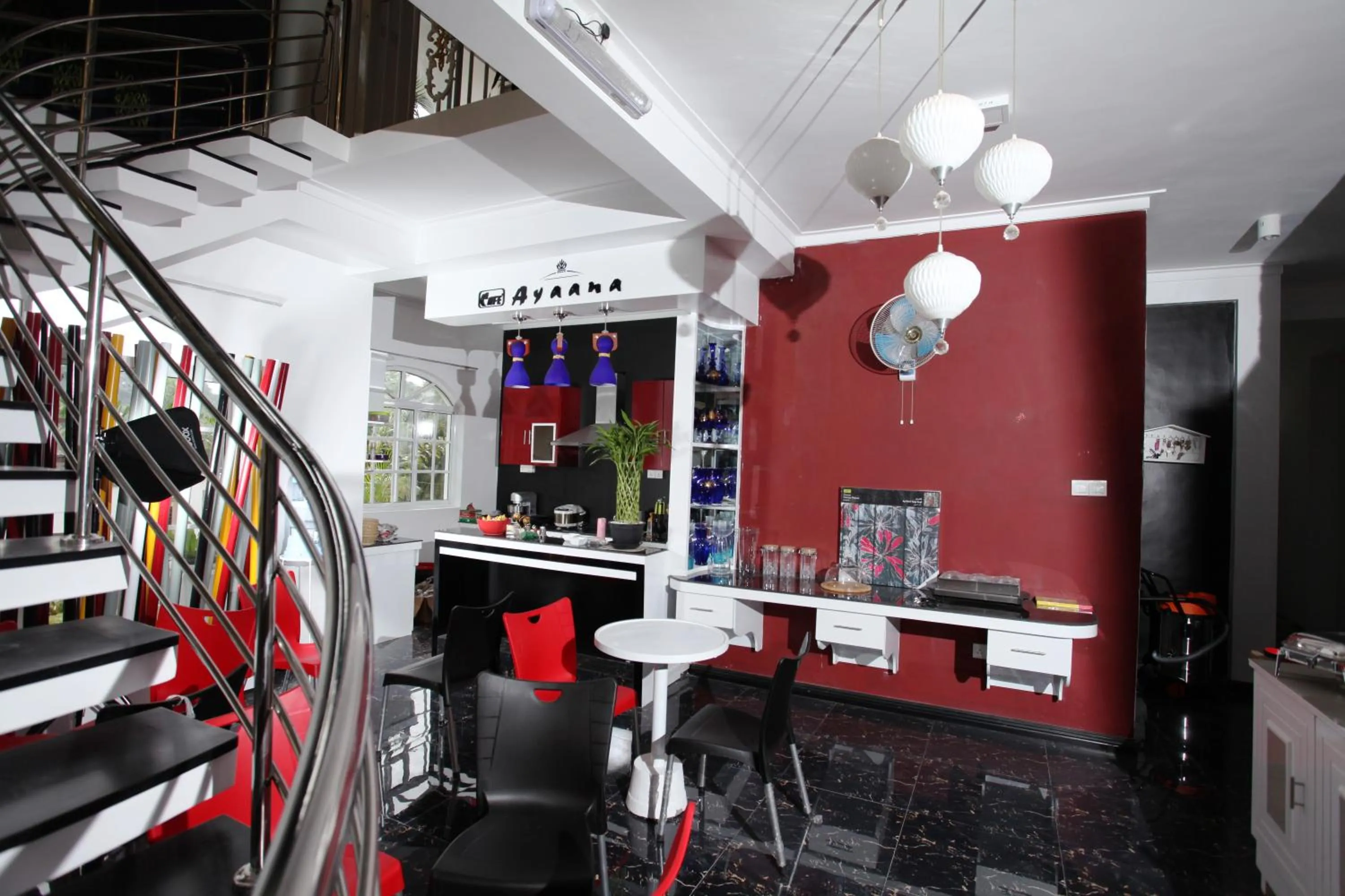 Buffet breakfast in Ayaana Boutique Hotel