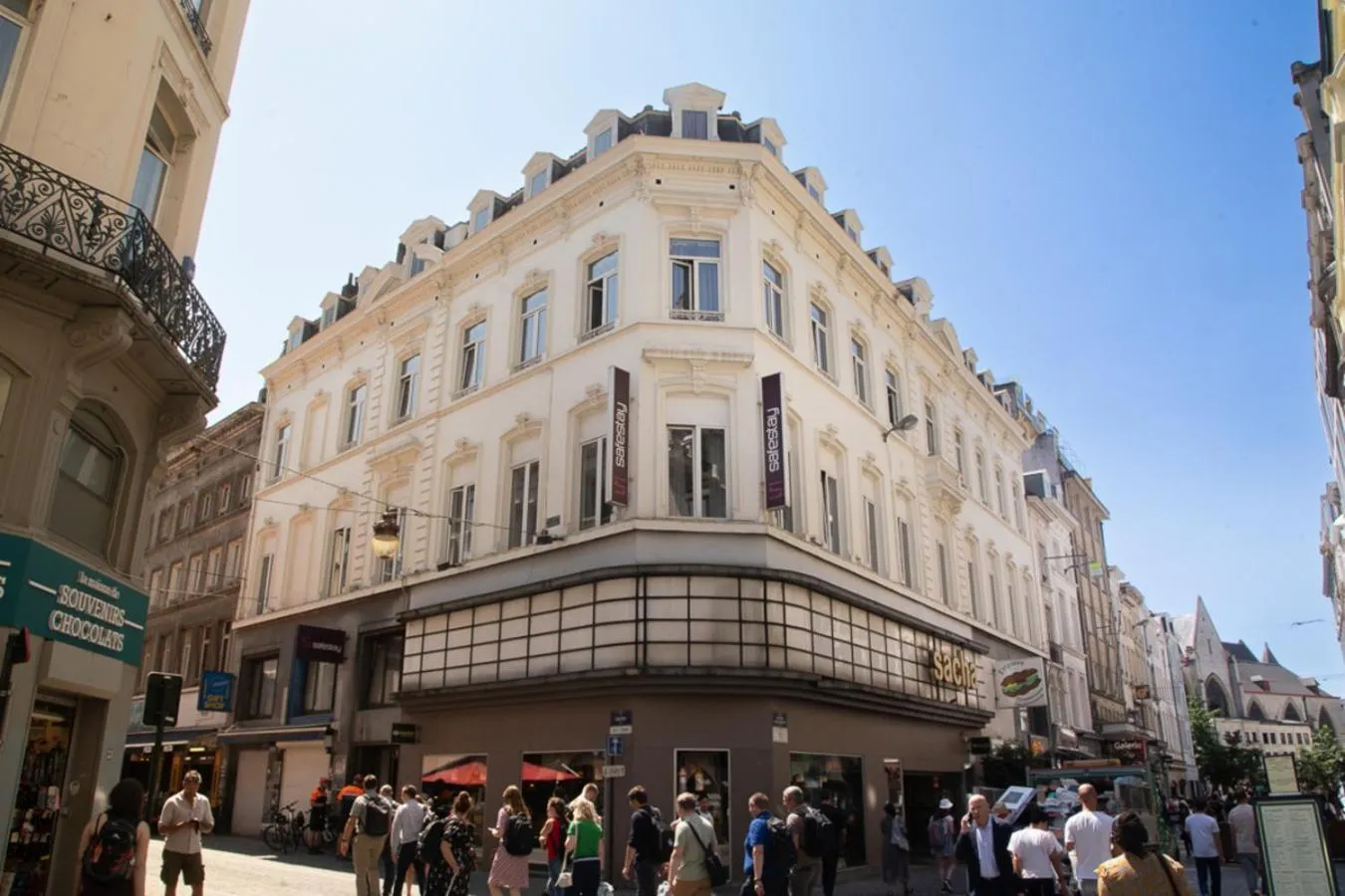 Property building in Safestay Brussels Grand Place