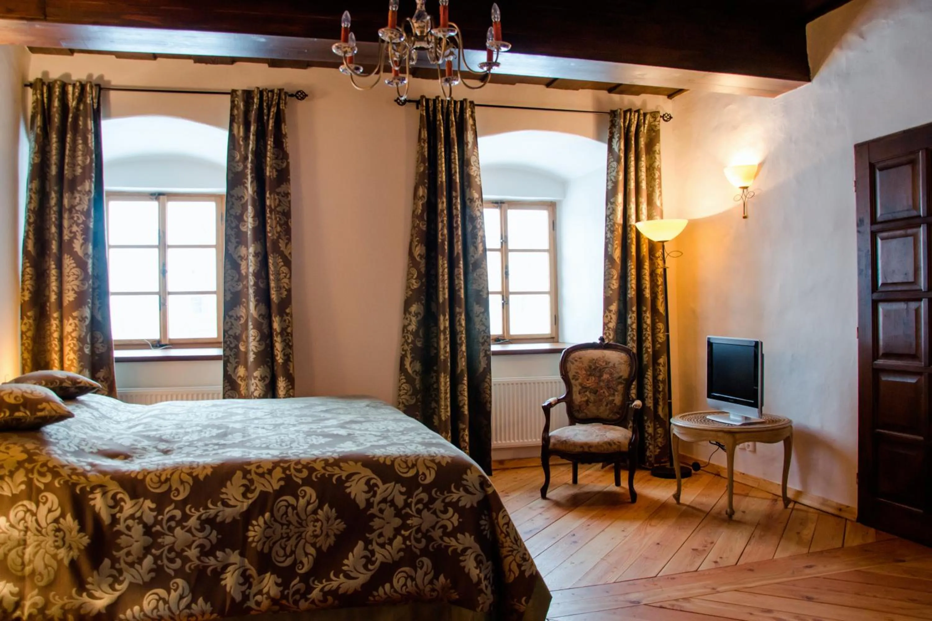 Bedroom, Bed in zámek Kolštejn - hotel Chateau Goldenstein