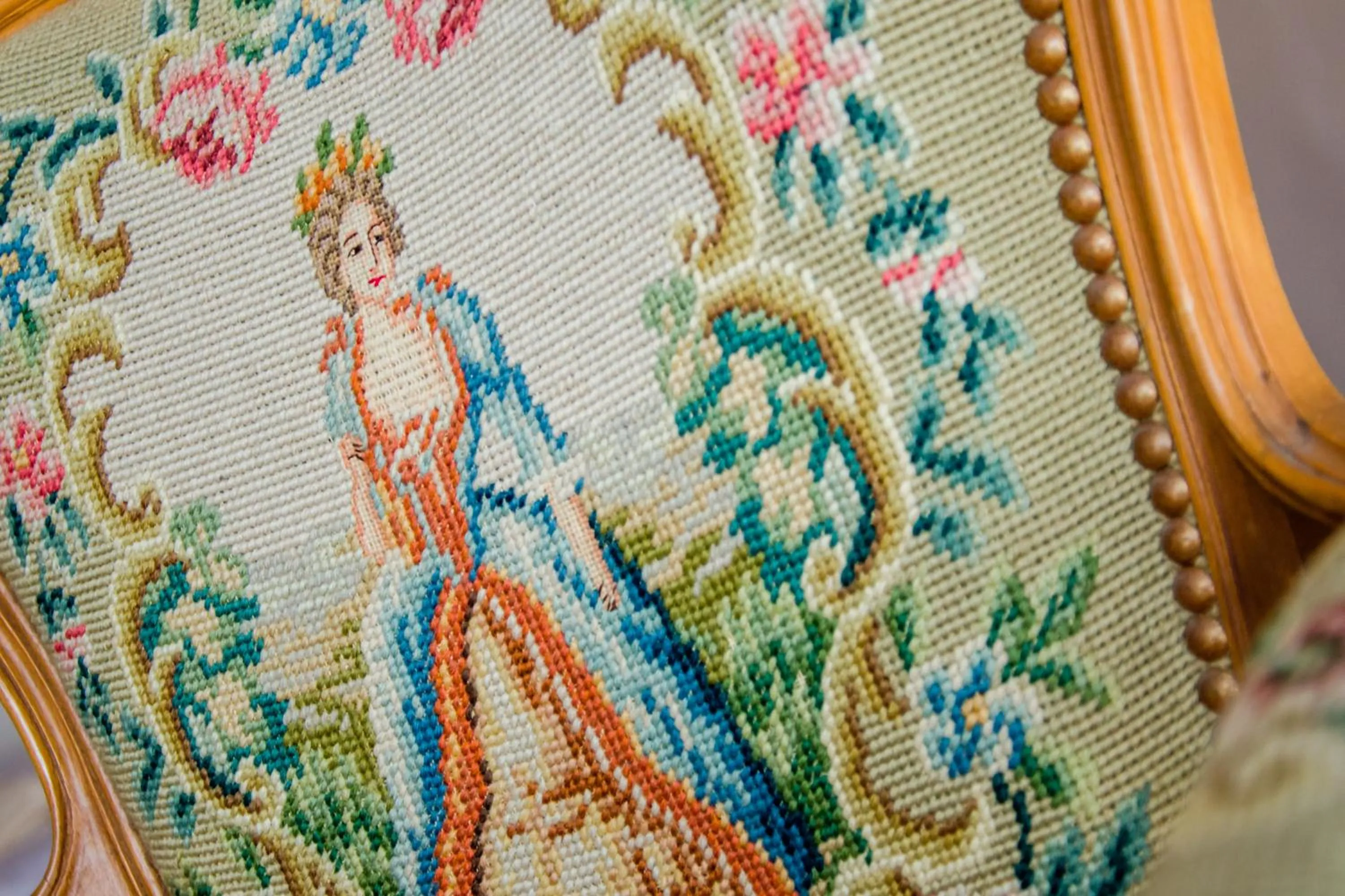 Decorative detail in zámek Kolštejn - hotel Chateau Goldenstein