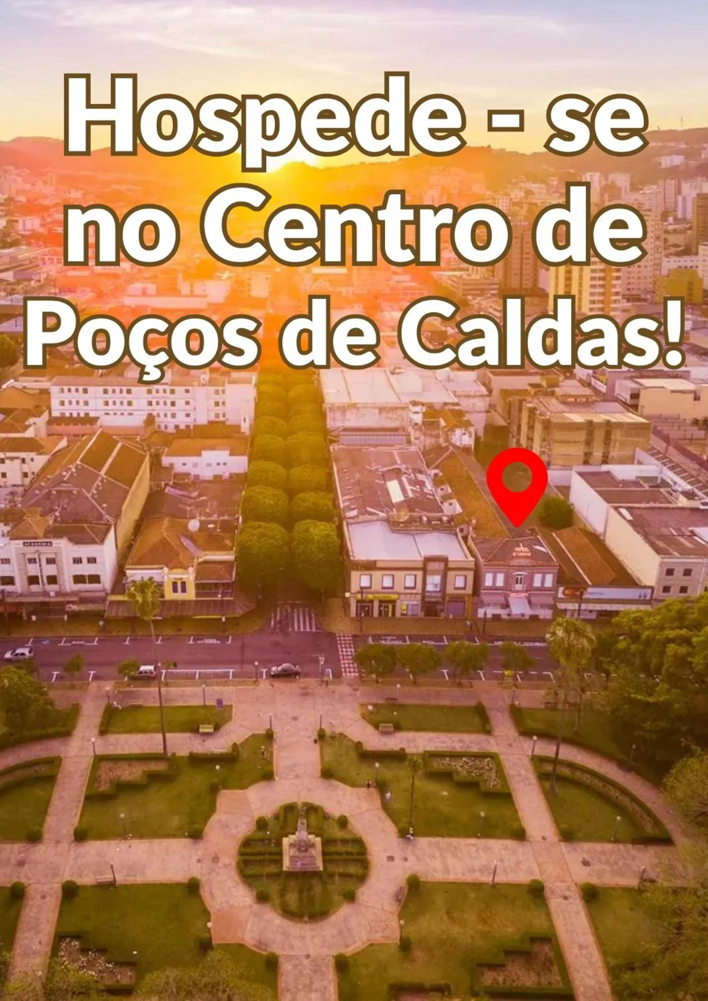 Property building in MOVA Hotel D'oeste - Localizado em frente a Praça Principal da Cidade, na área Central - Pé na Praça