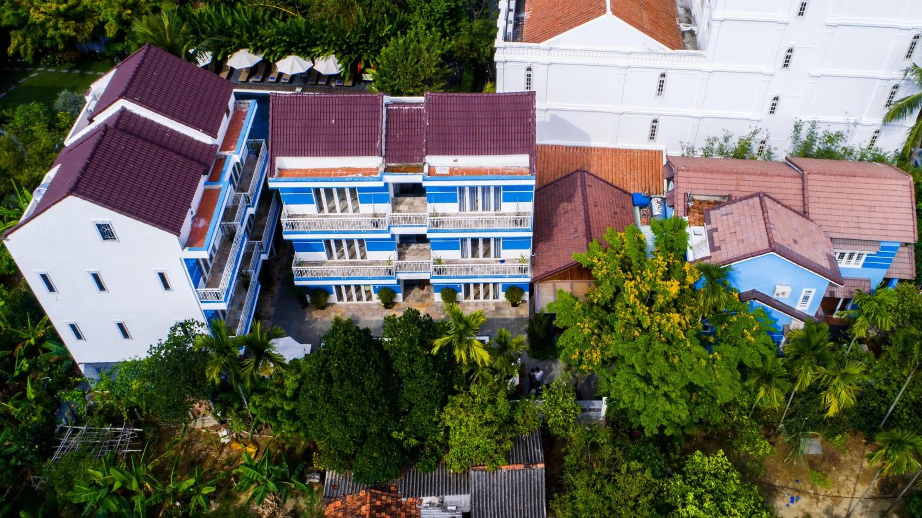 Bird's eye view in Lucky Leaf Hoian Villa