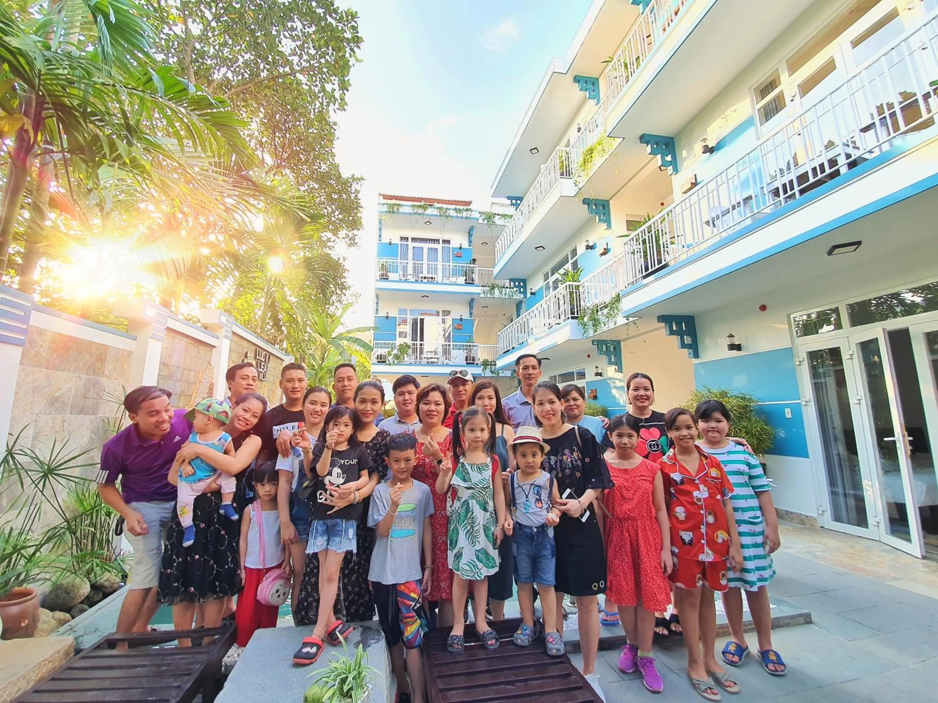 People in Lucky Leaf Hoian Villa