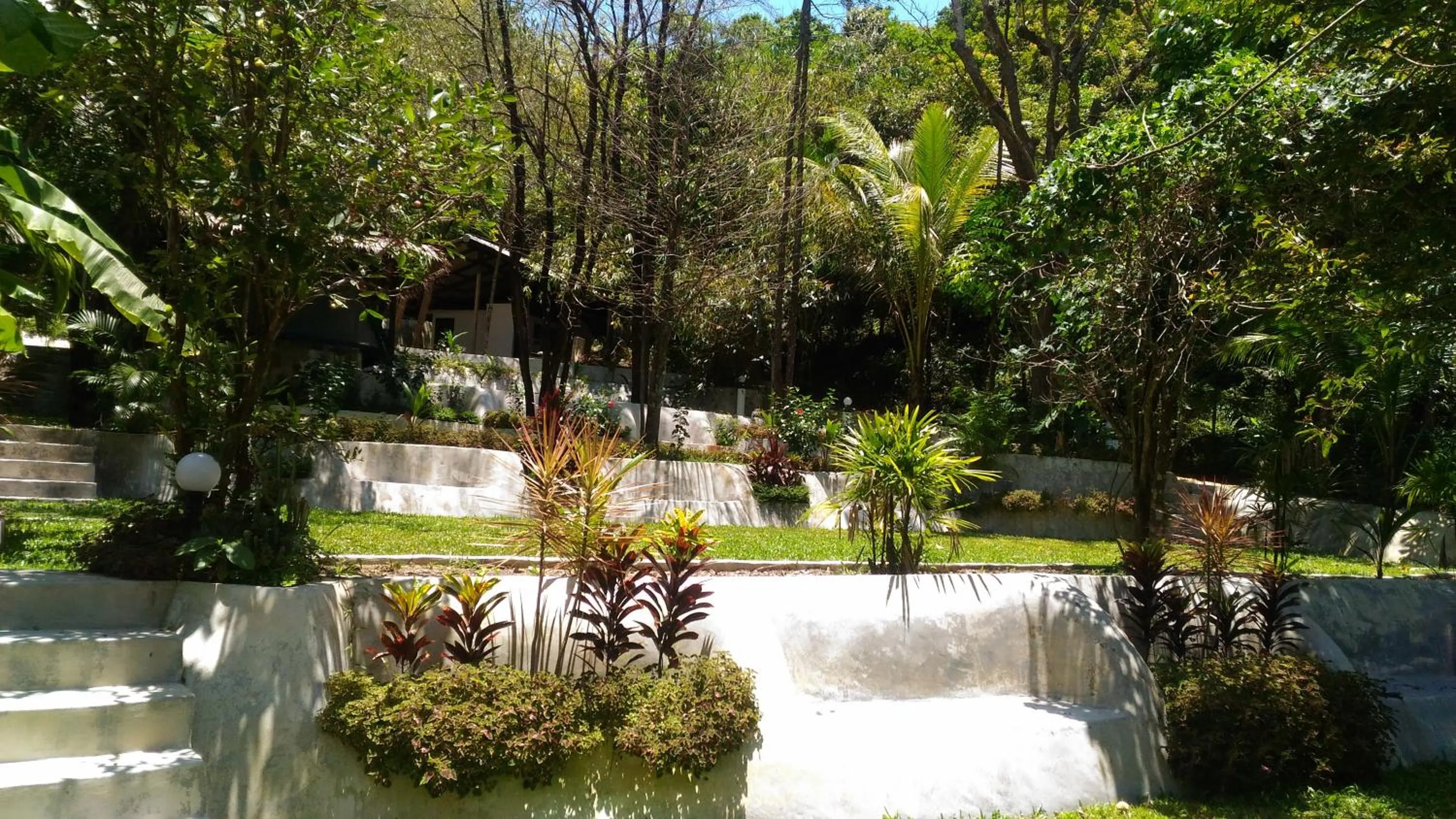 Garden view in Flower Power Farm Village