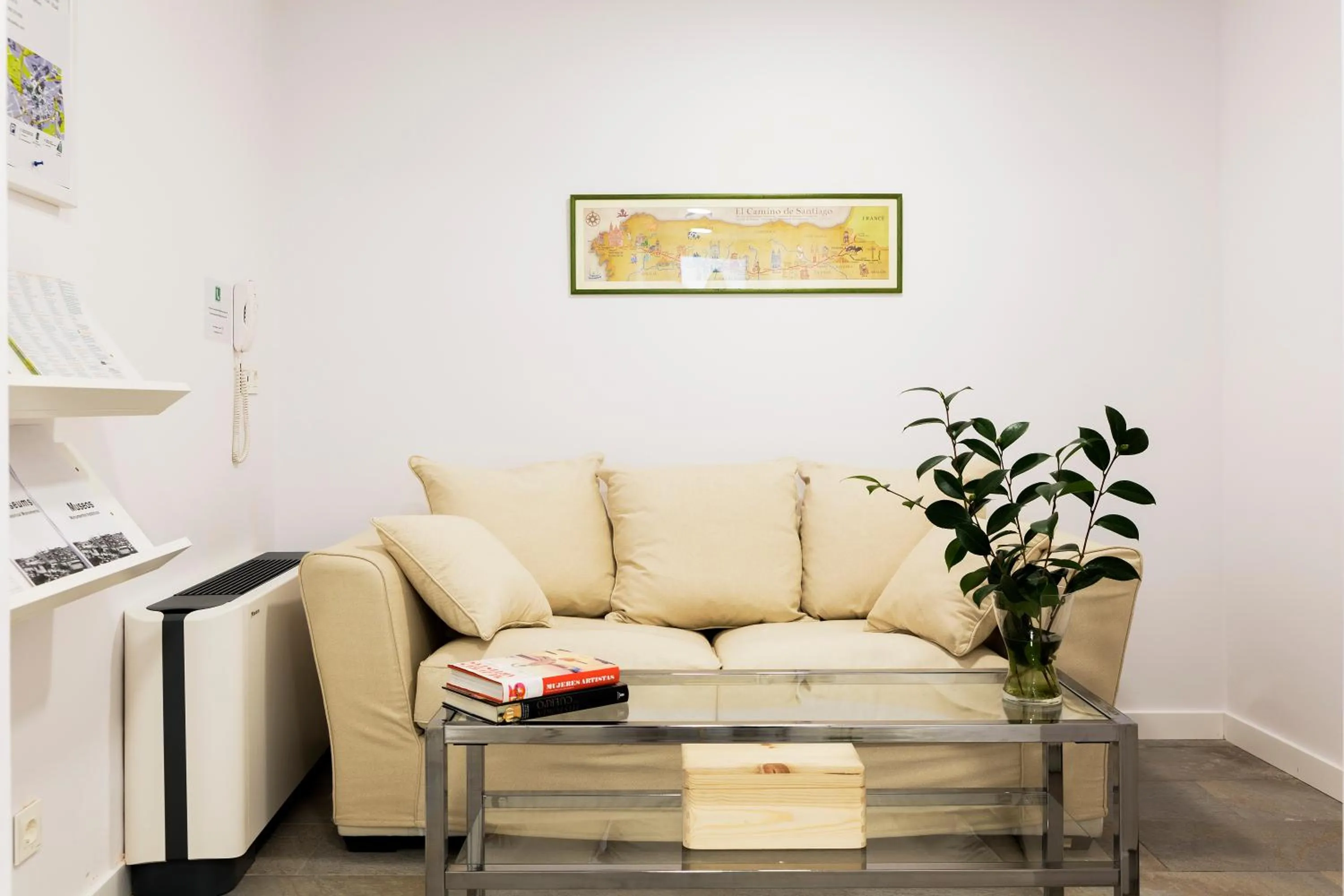 Living room in Pensión Rua Nova