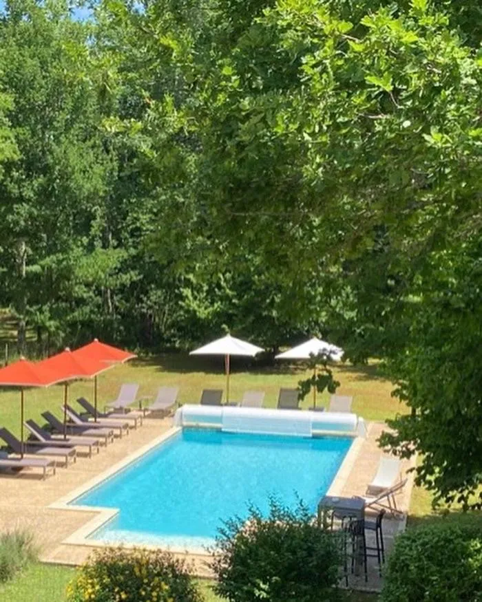 Pool view in La Closerie de Sarlat Maison d hôtes de charme