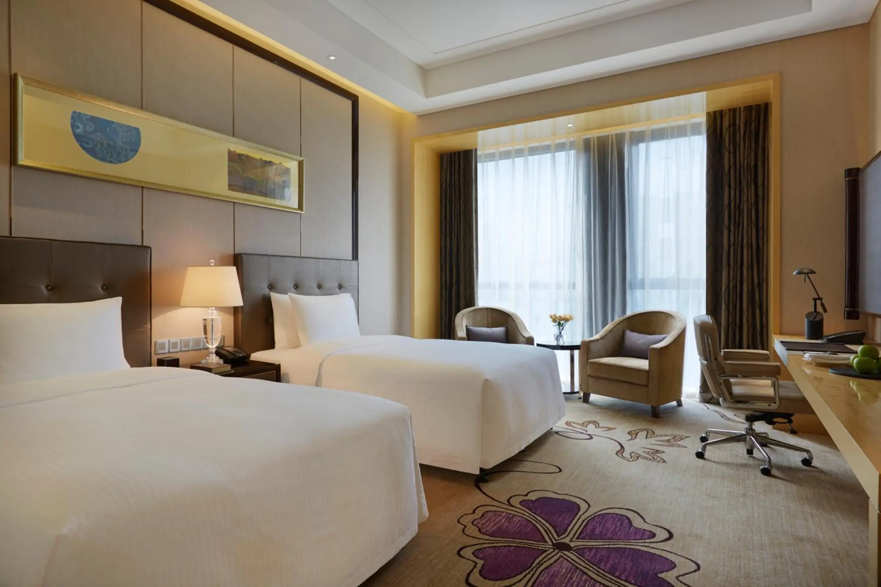Executive Twin Room in Wanda Realm Zhangzhou Executive Twin Room in Wanda Realm Zhangzhou