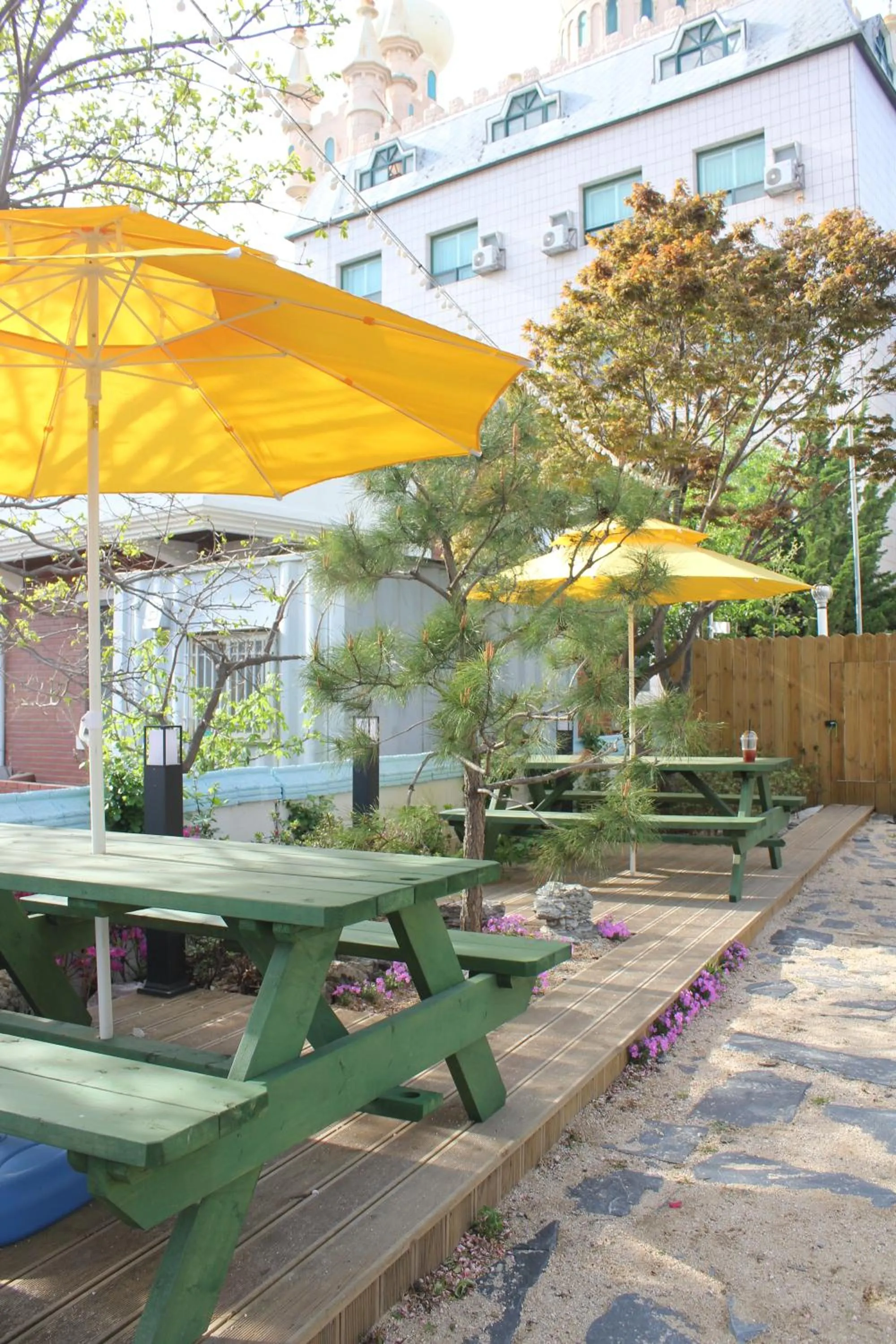 Patio in With U Hotel & Guesthouse