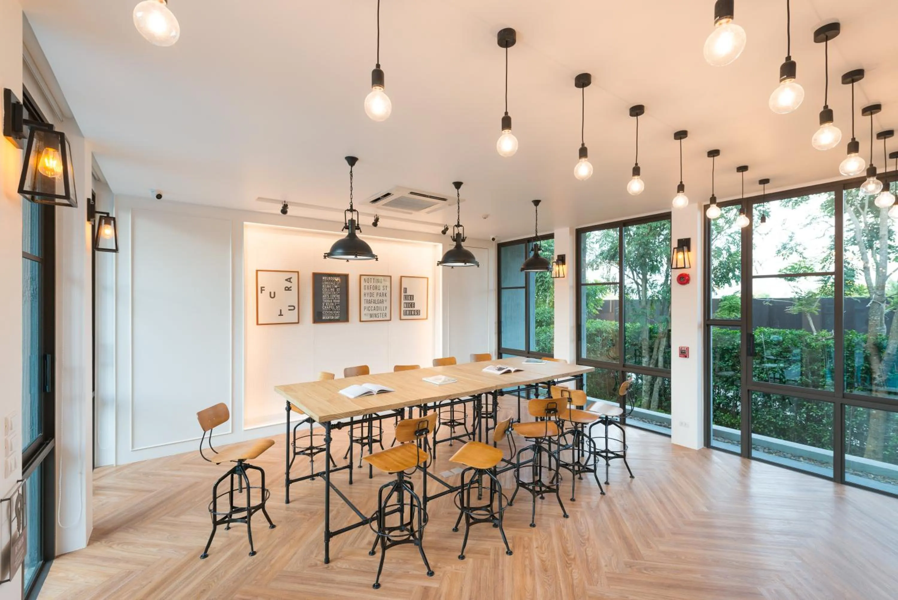 Library in Saturdays Residence by Brown Starling