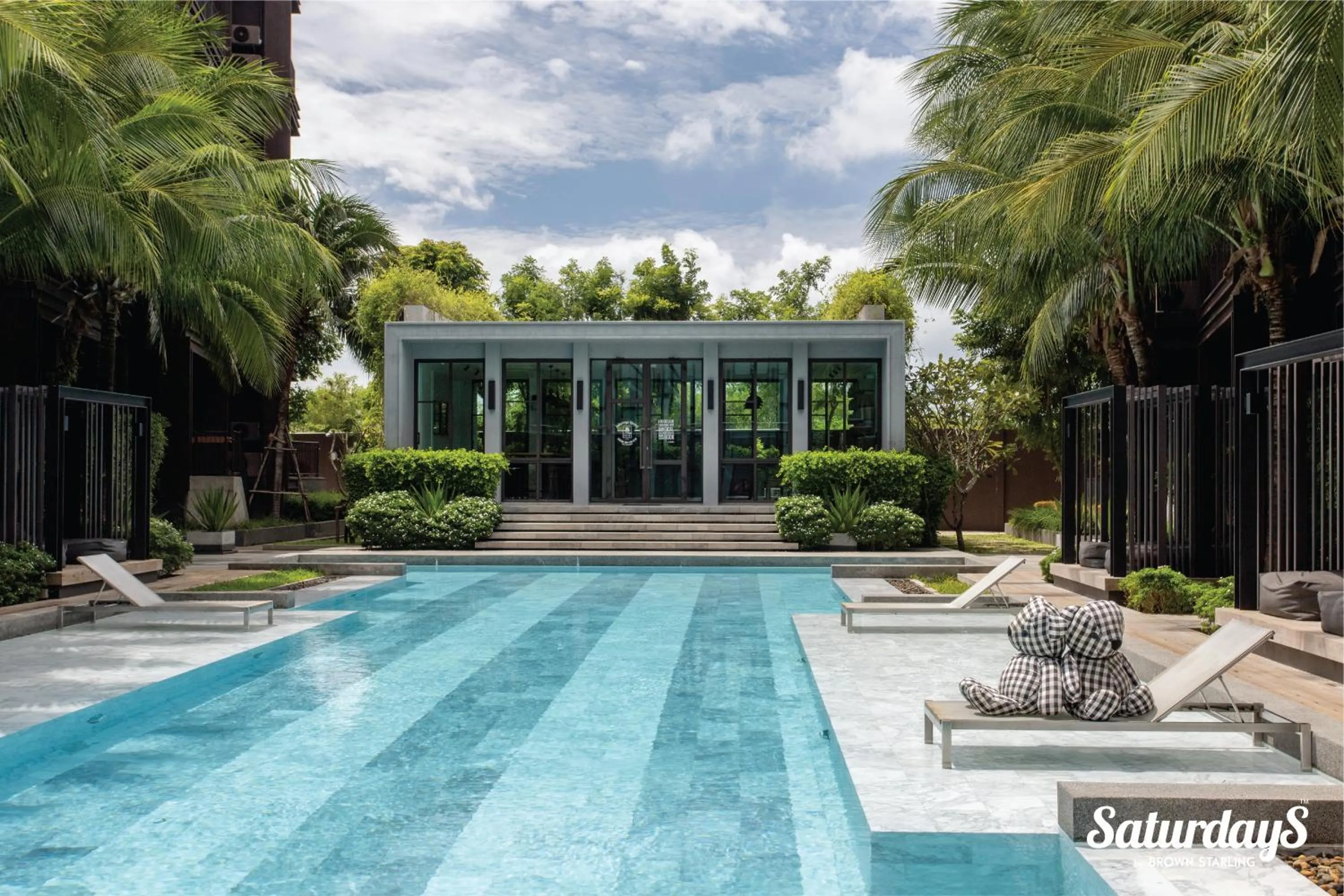 Swimming pool in Saturdays Residence by Brown Starling