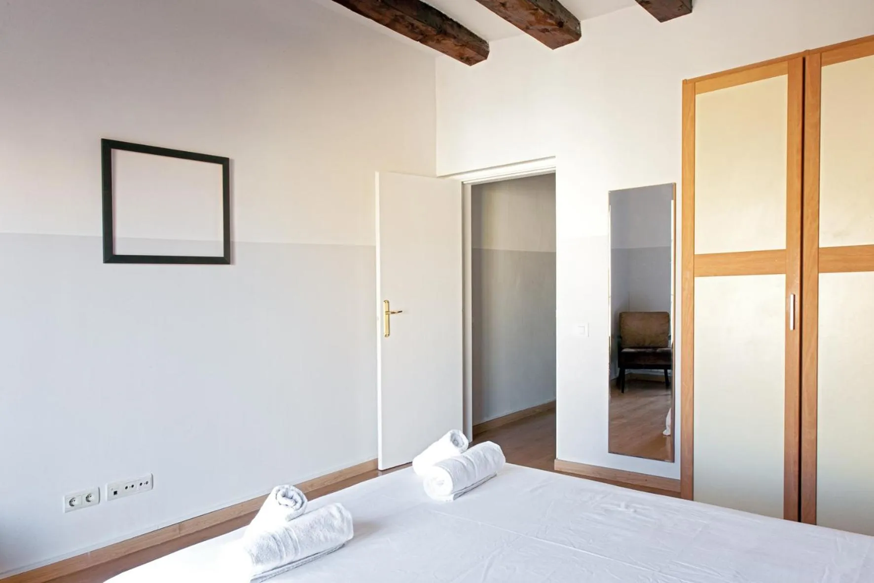 Bed in My Address in Barcelona Downtown