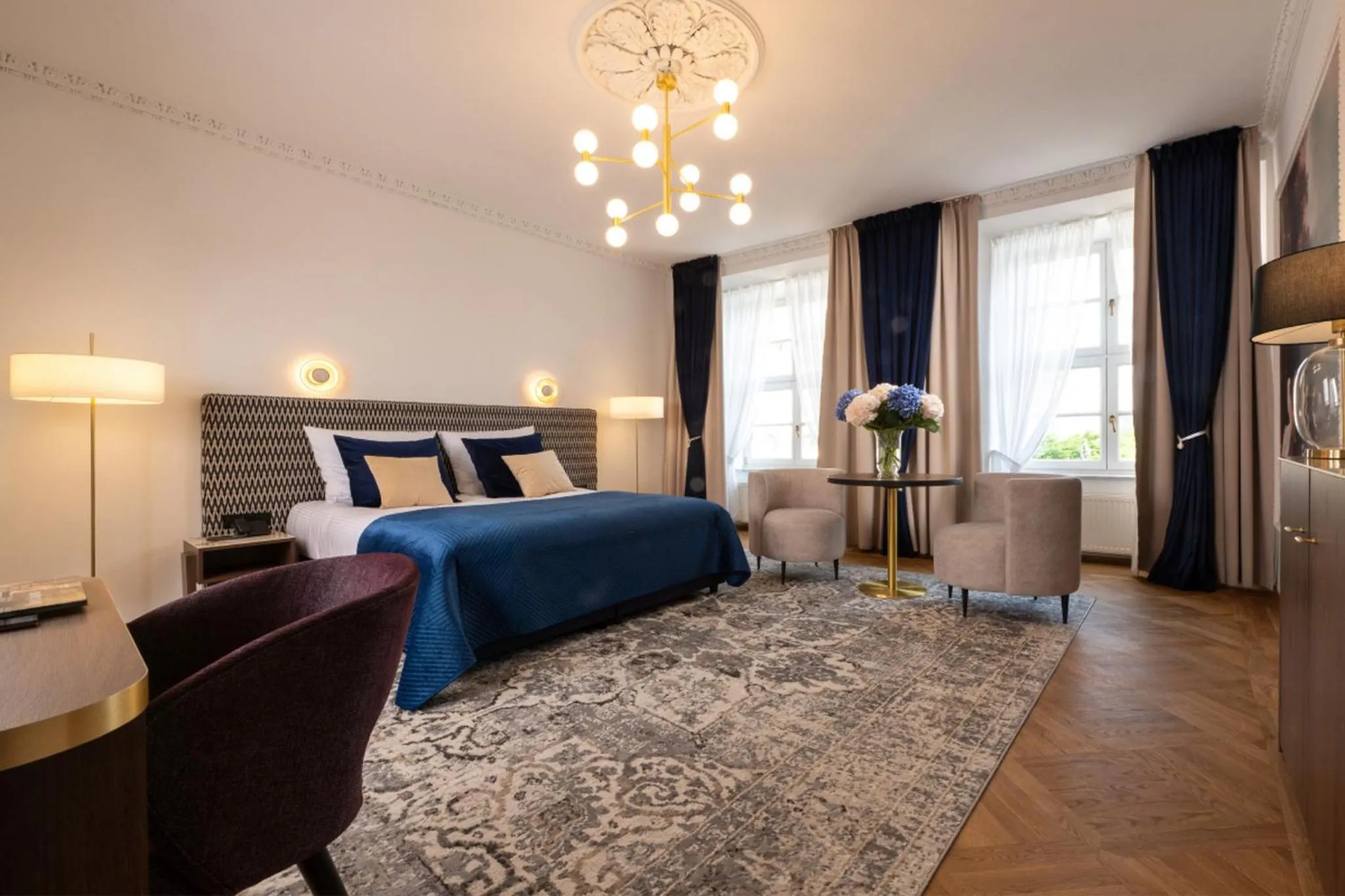 Bed in Hotel Palladian