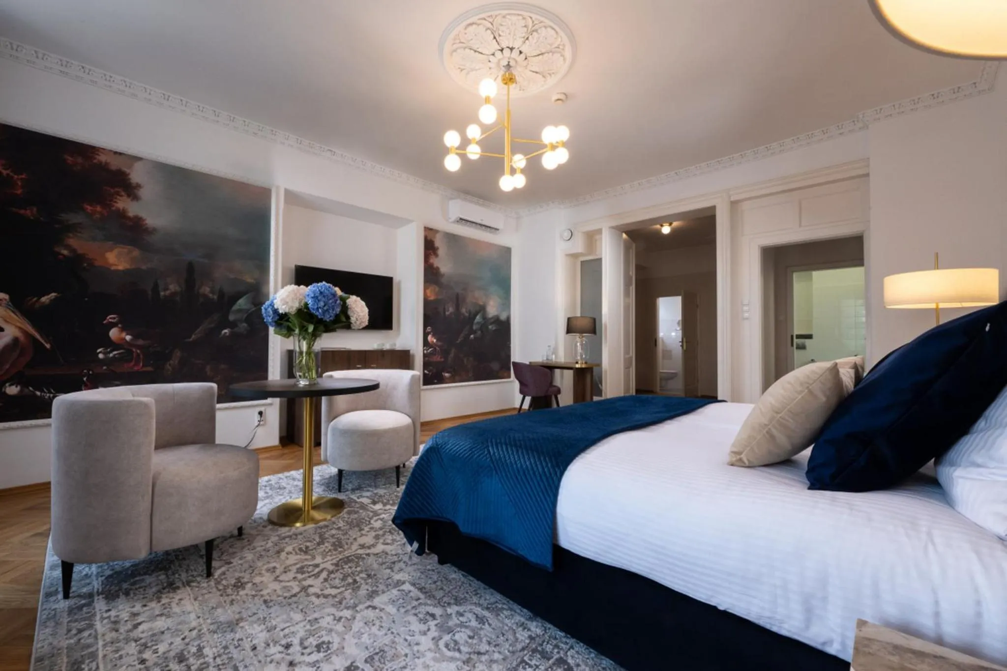 Bed in Hotel Palladian