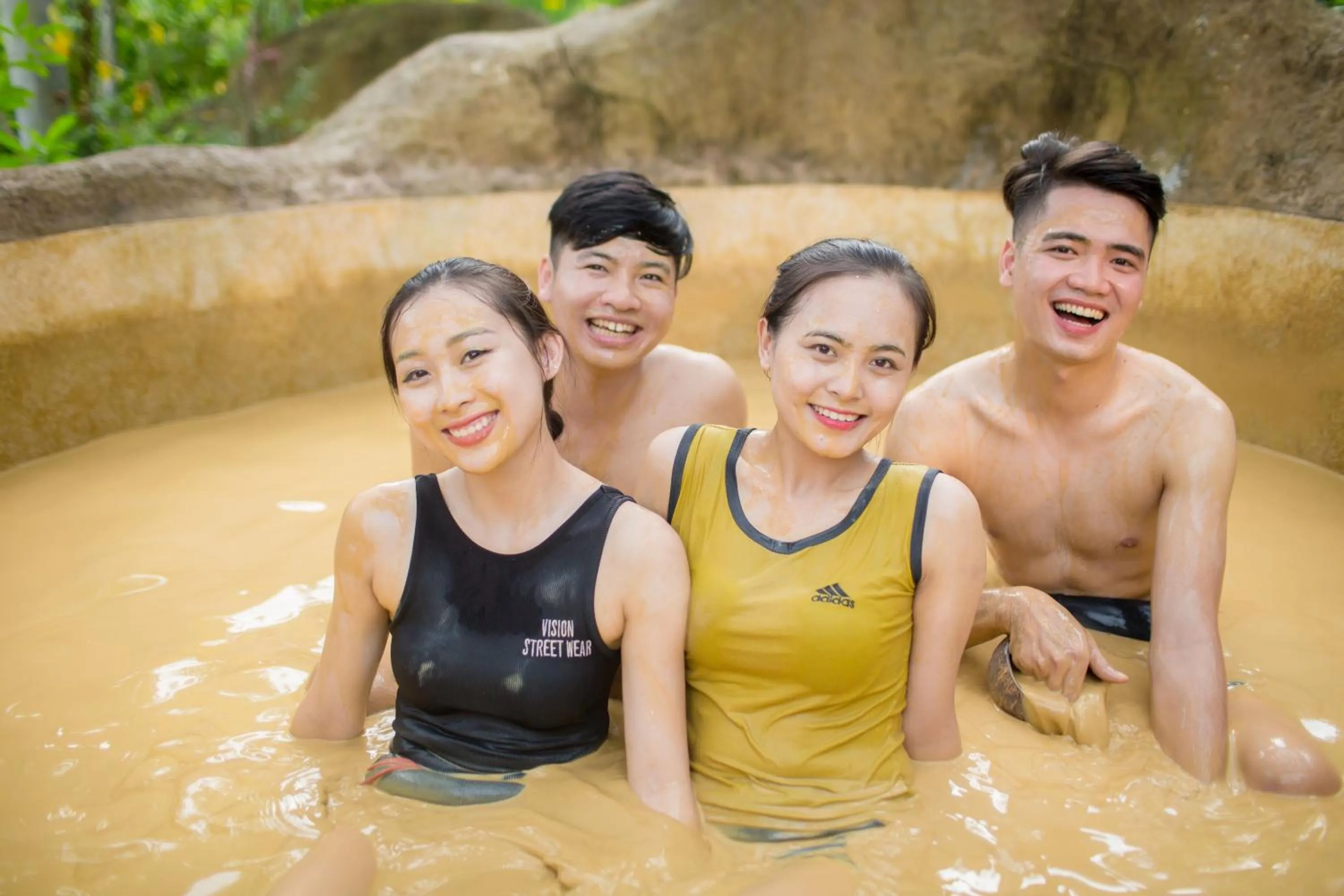 group of guests in Muong Thanh Luxury Dien Lam