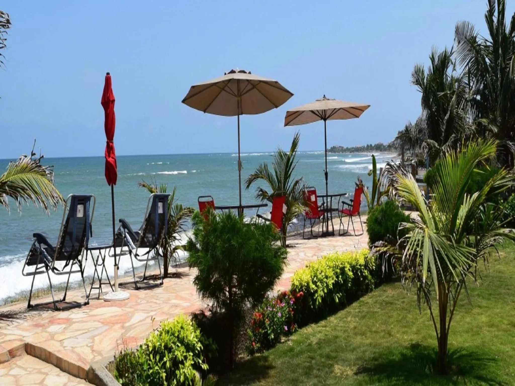 Patio in Coconut Pointe Villa & Beach Resort