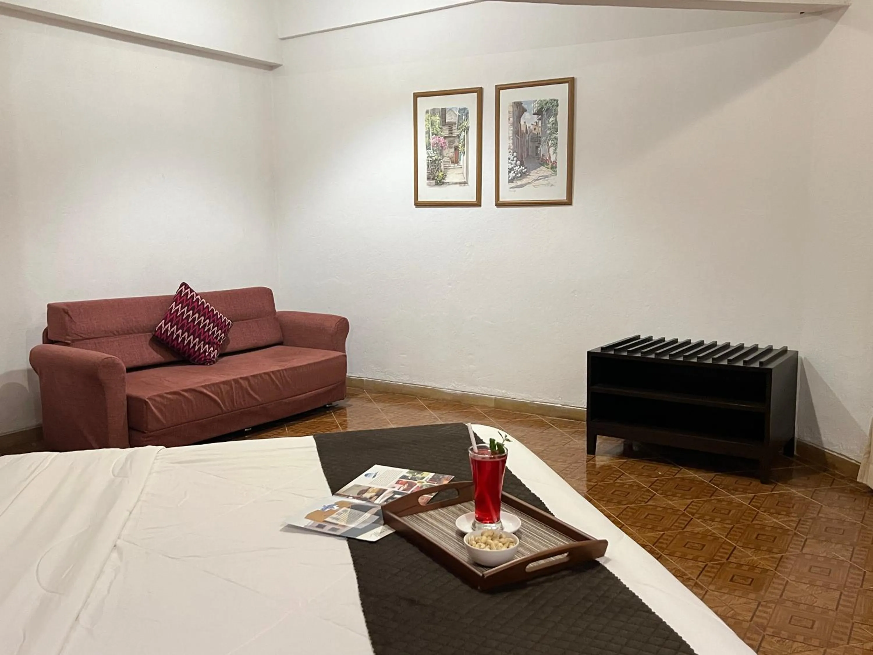 Bed in Konkan Crown Resort & Club