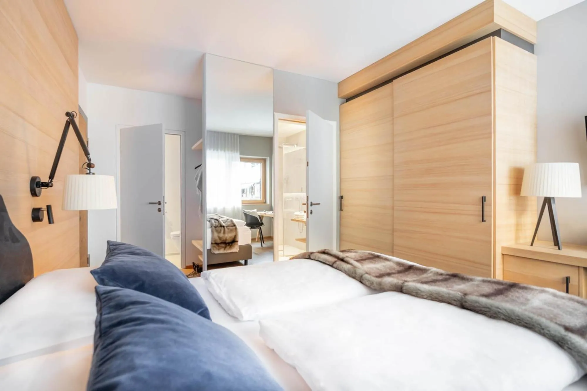 Bed in Sporthotel Chalet